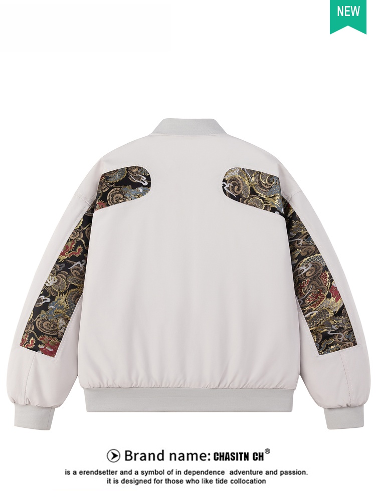Urban Ethnic Fashion - Retro Ethnic Style Men's Flight Jacket