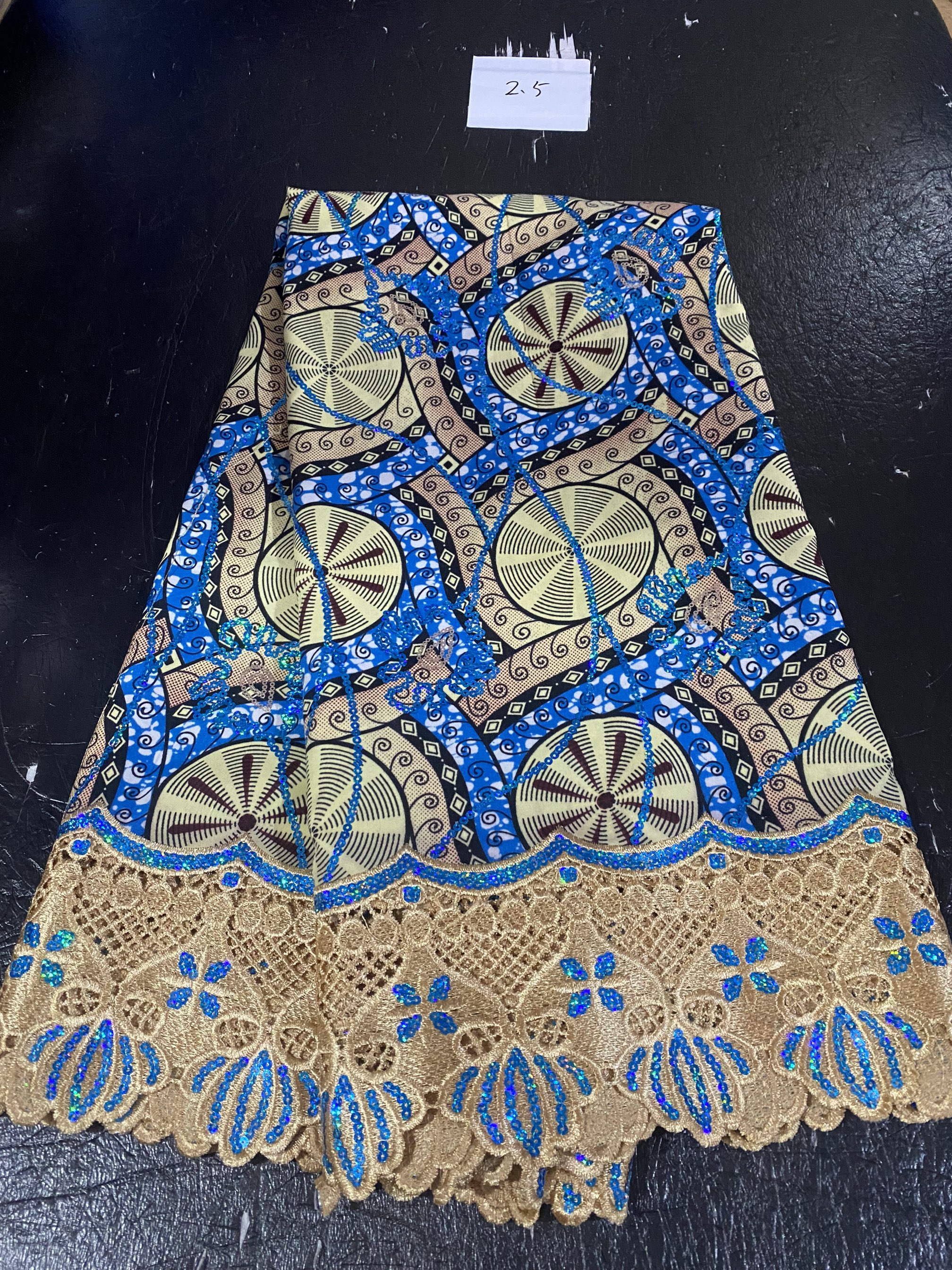 2.5yard African Wax Brocade La – African Ankara Print recenzja i cena