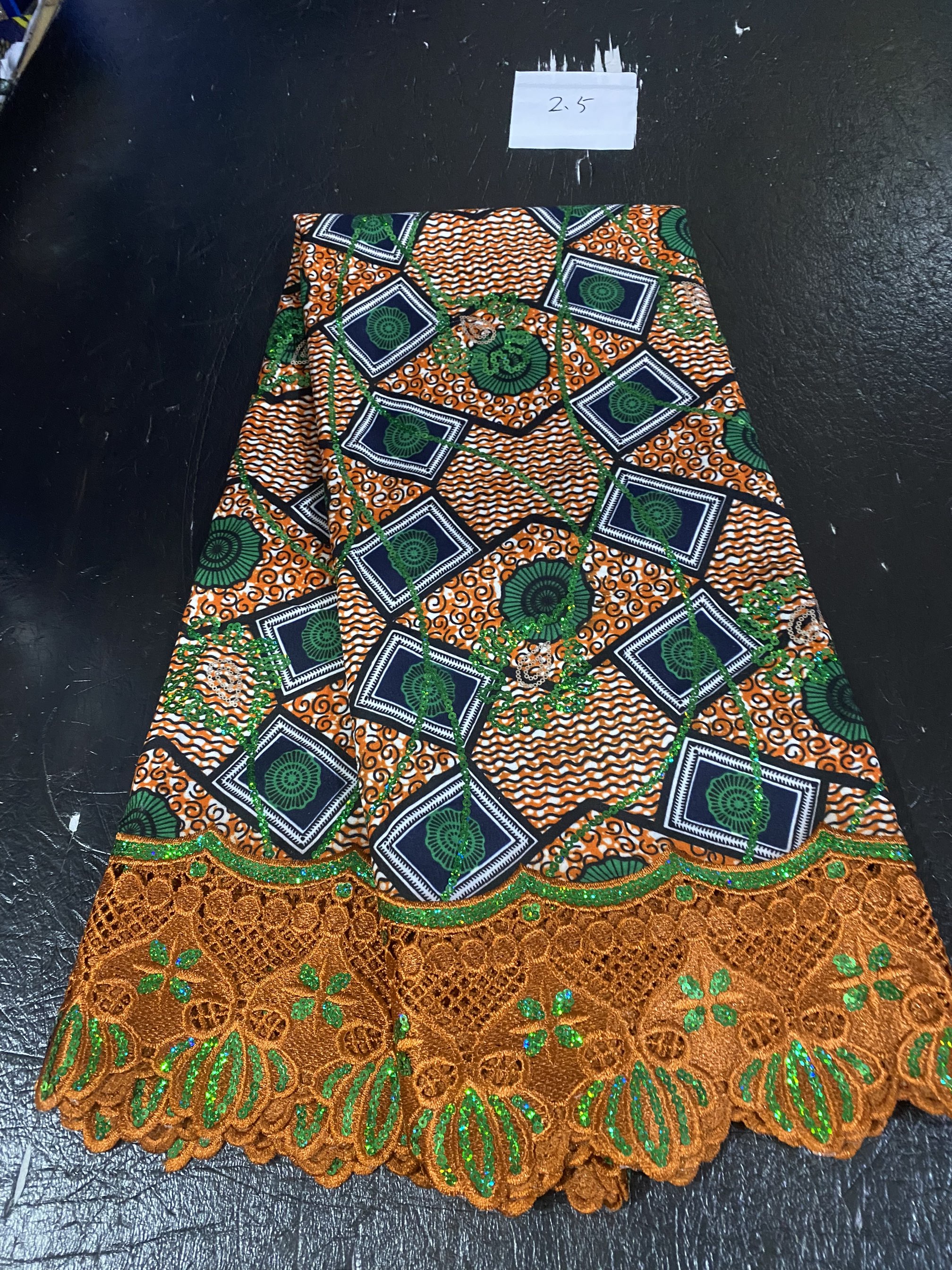 2.5yard African Wax Brocade La – African Ankara Print recenzja i cena