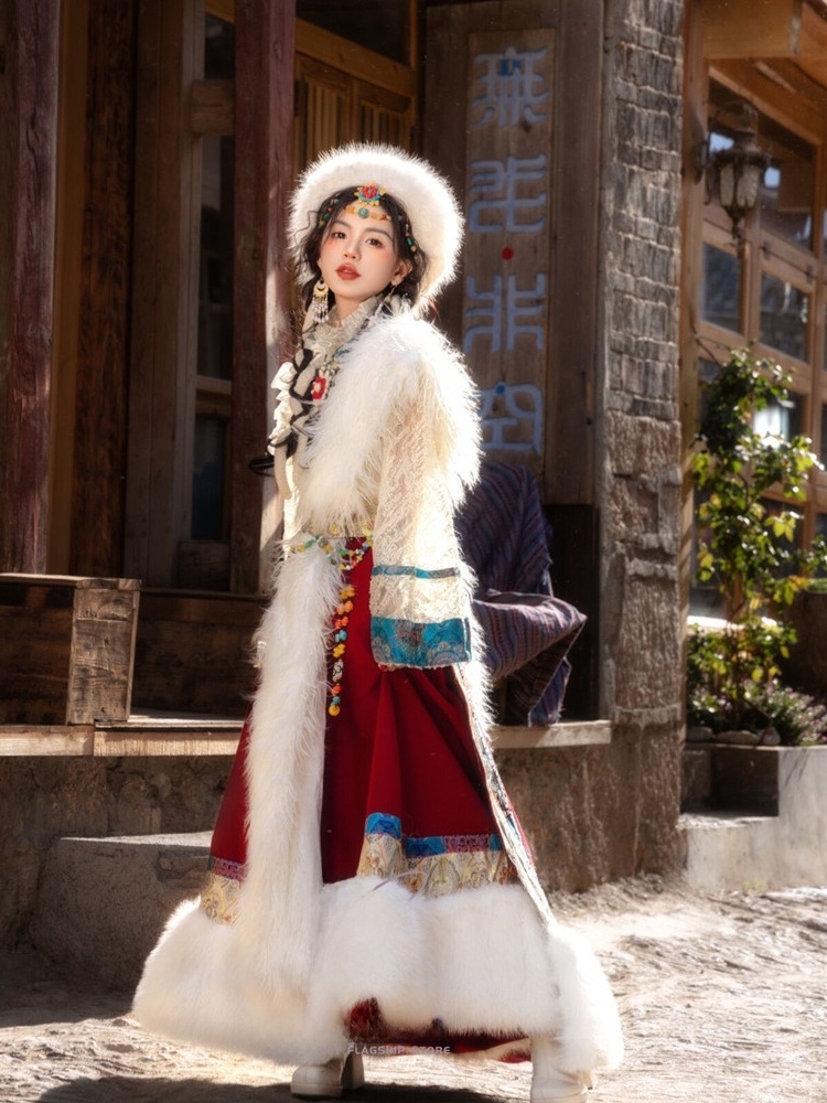 Tibetan Ethnic Women's New Sty – Ethnic Fashion Photography recenzja i cena