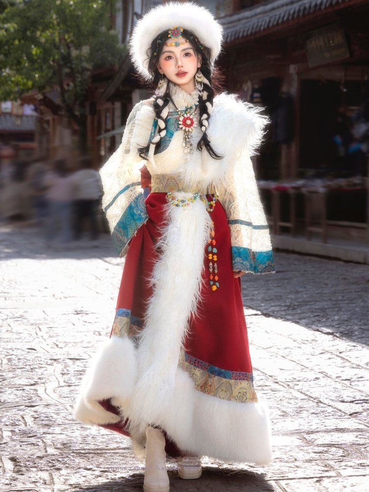 Tibetan Ethnic Women's New Sty – Ethnic Fashion Photography recenzja i cena