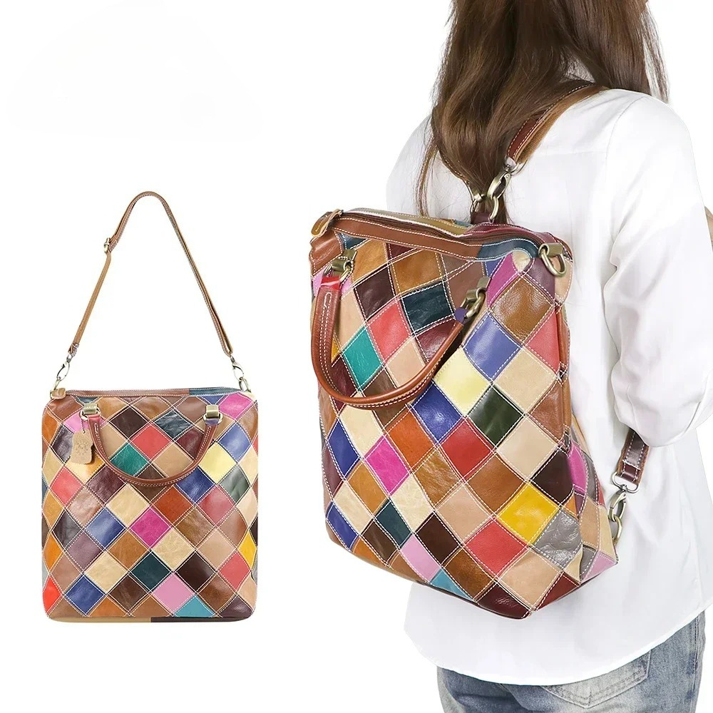 Luxury Genuine Leather Backpac – Urban Ethnic Fashion recenzja i cena