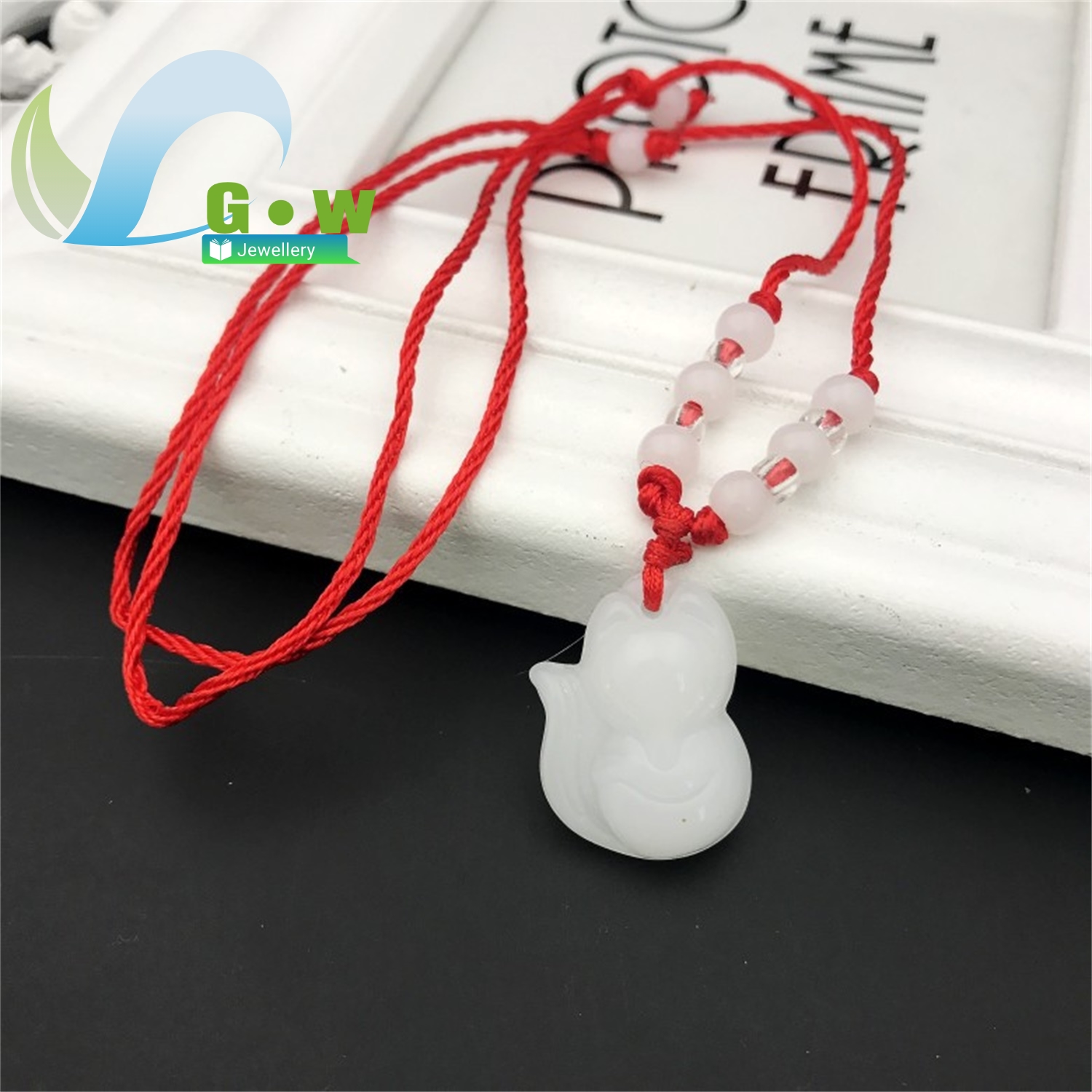 Cicada and Fox Glass Pendant N – Ethnic Fashion Meaning recenzja i cena