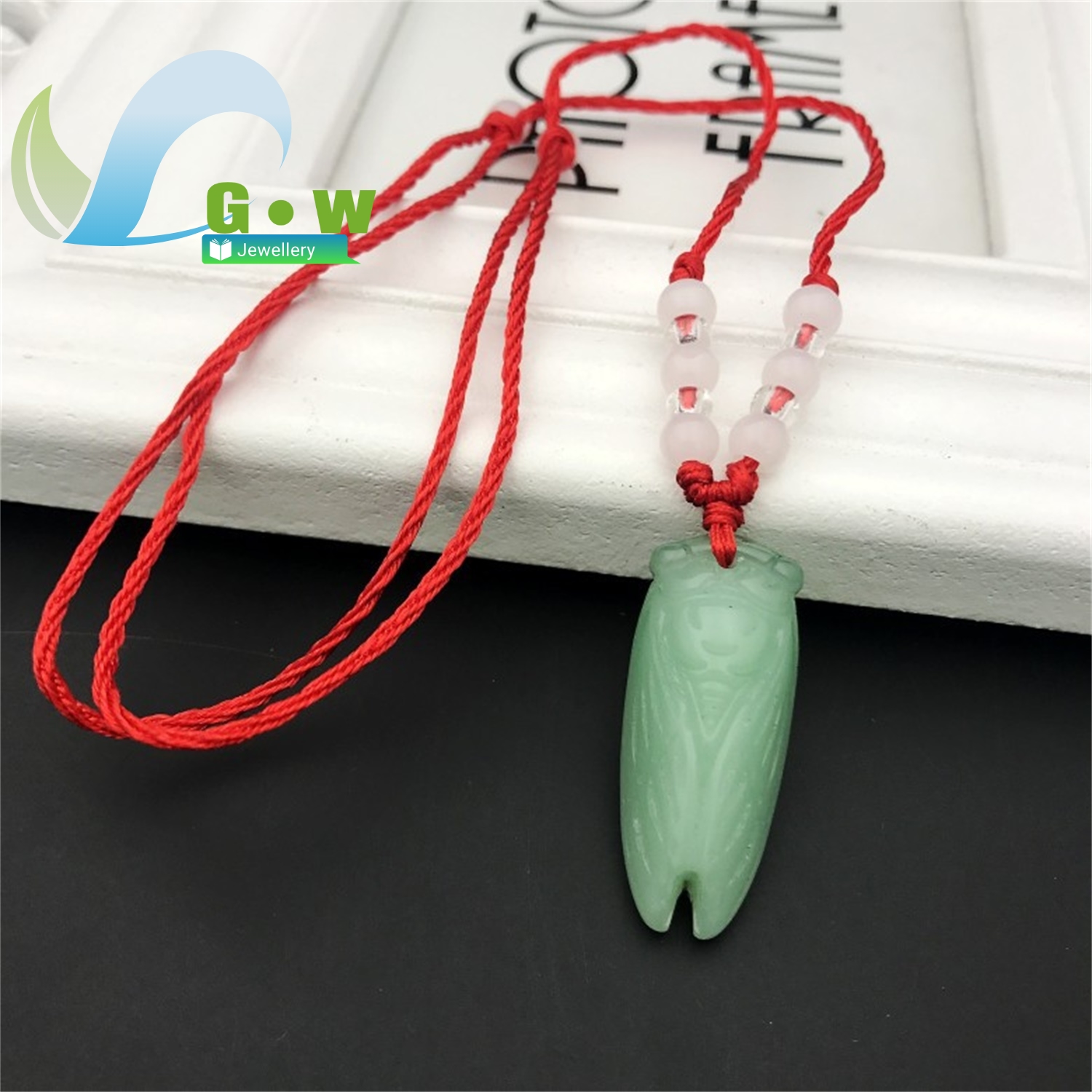 Cicada and Fox Glass Pendant N – Ethnic Fashion Meaning recenzja i cena