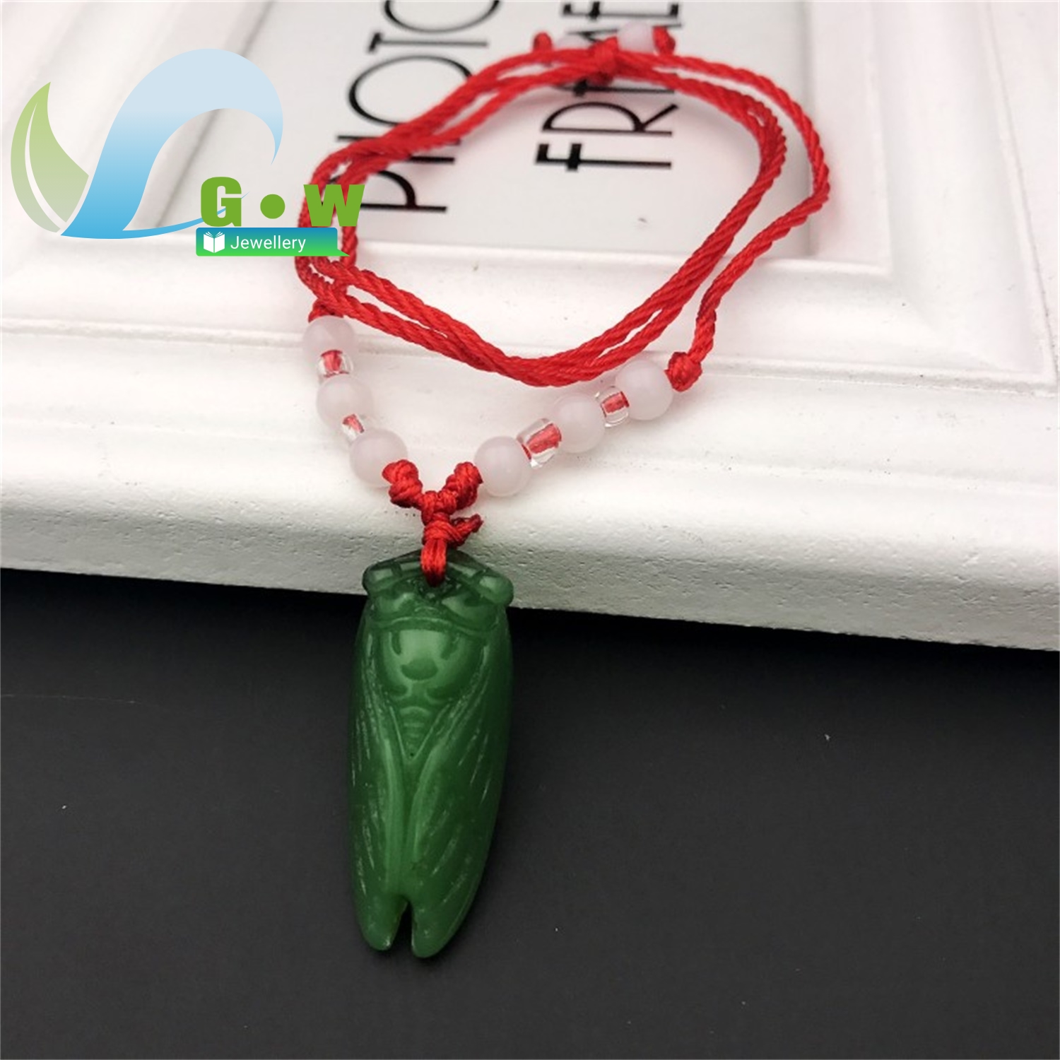 Cicada and Fox Glass Pendant N – Ethnic Fashion Meaning recenzja i cena