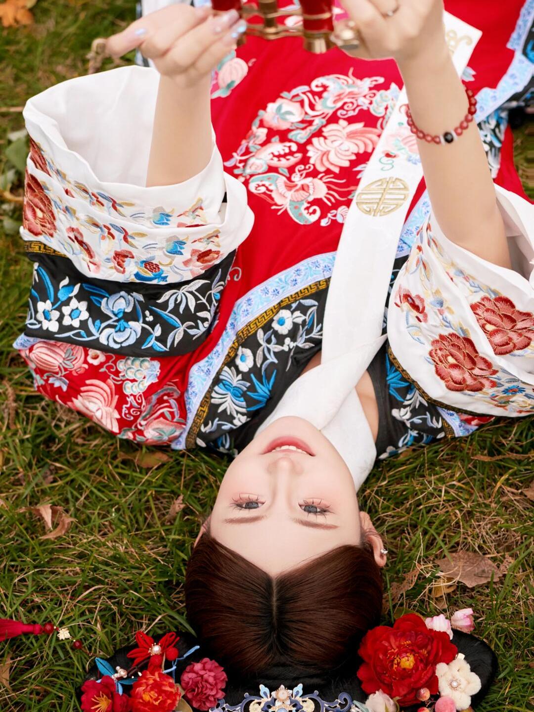 Qing Dynasty  Lady Costume Wom – Ethnic Fashion Shoot recenzja i cena