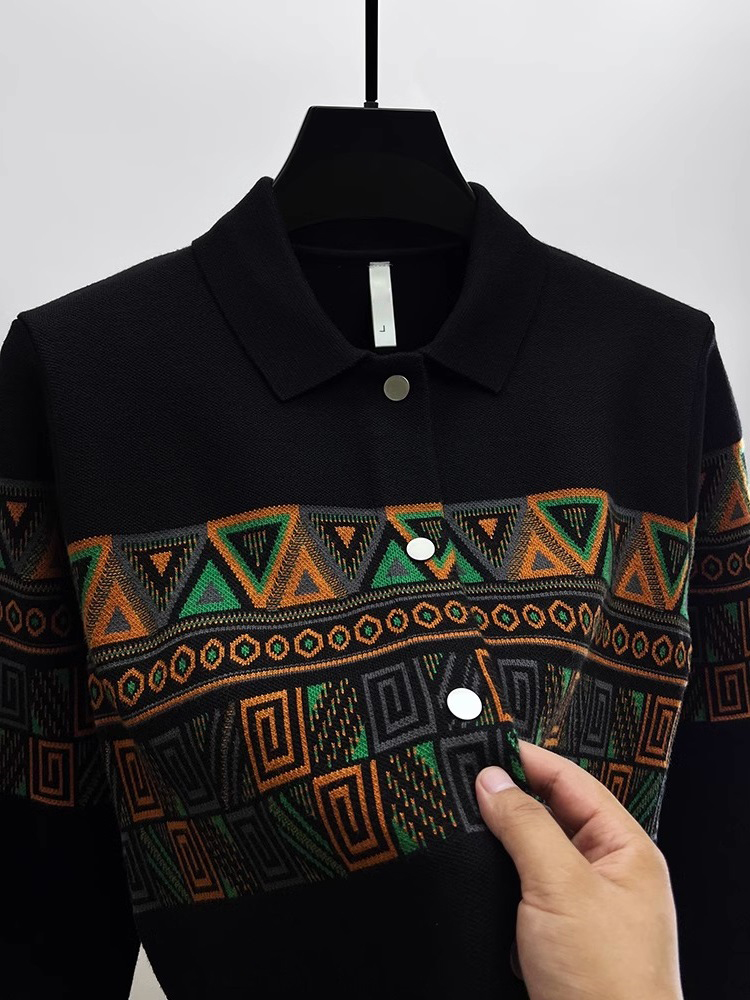 Fashionable Men's Knitted Card – Urban Ethnic Fashion recenzja i cena