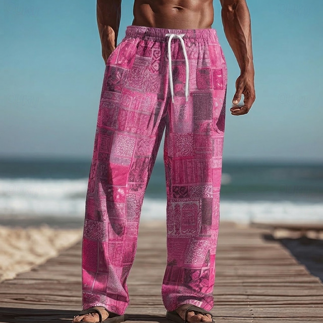 Summer Fashion Retro Ethnic Tr – Ethnic Fashion Men recenzja i cena
