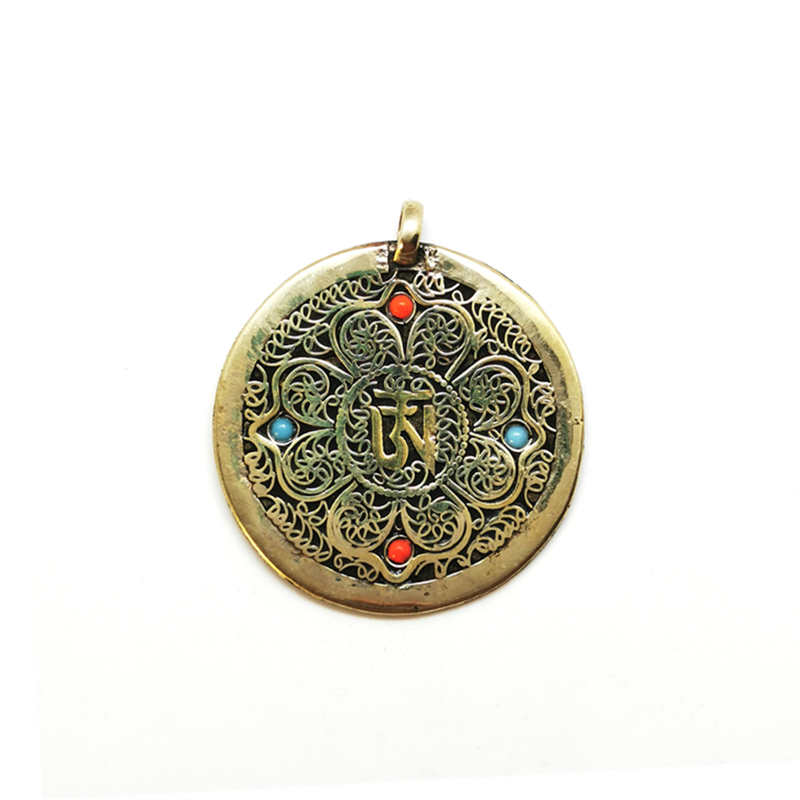 Tibetan OM Mantras Amulet Copp – Ethnic Fashion Com recenzja i cena