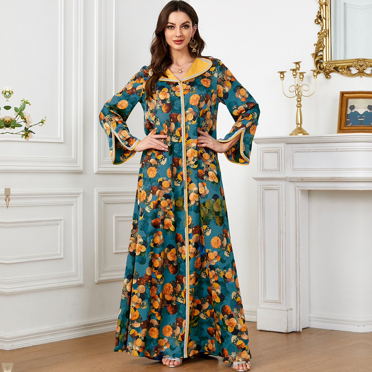 Fashionable Printed Dress Trav – Ethnic Wear recenzja i cena