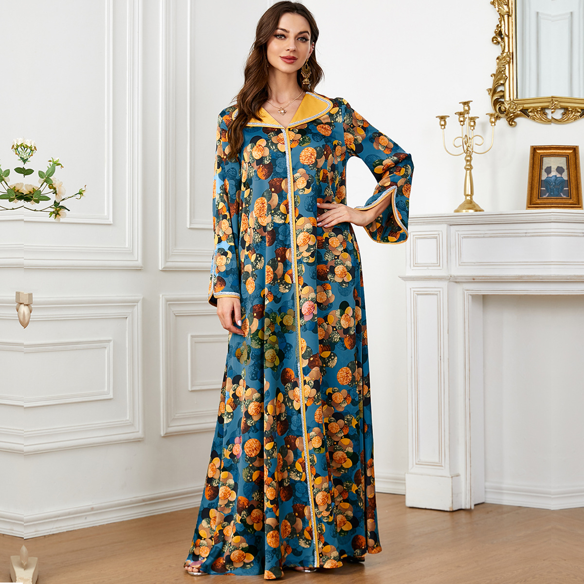 Fashionable Printed Dress Trav – Ethnic Wear recenzja i cena
