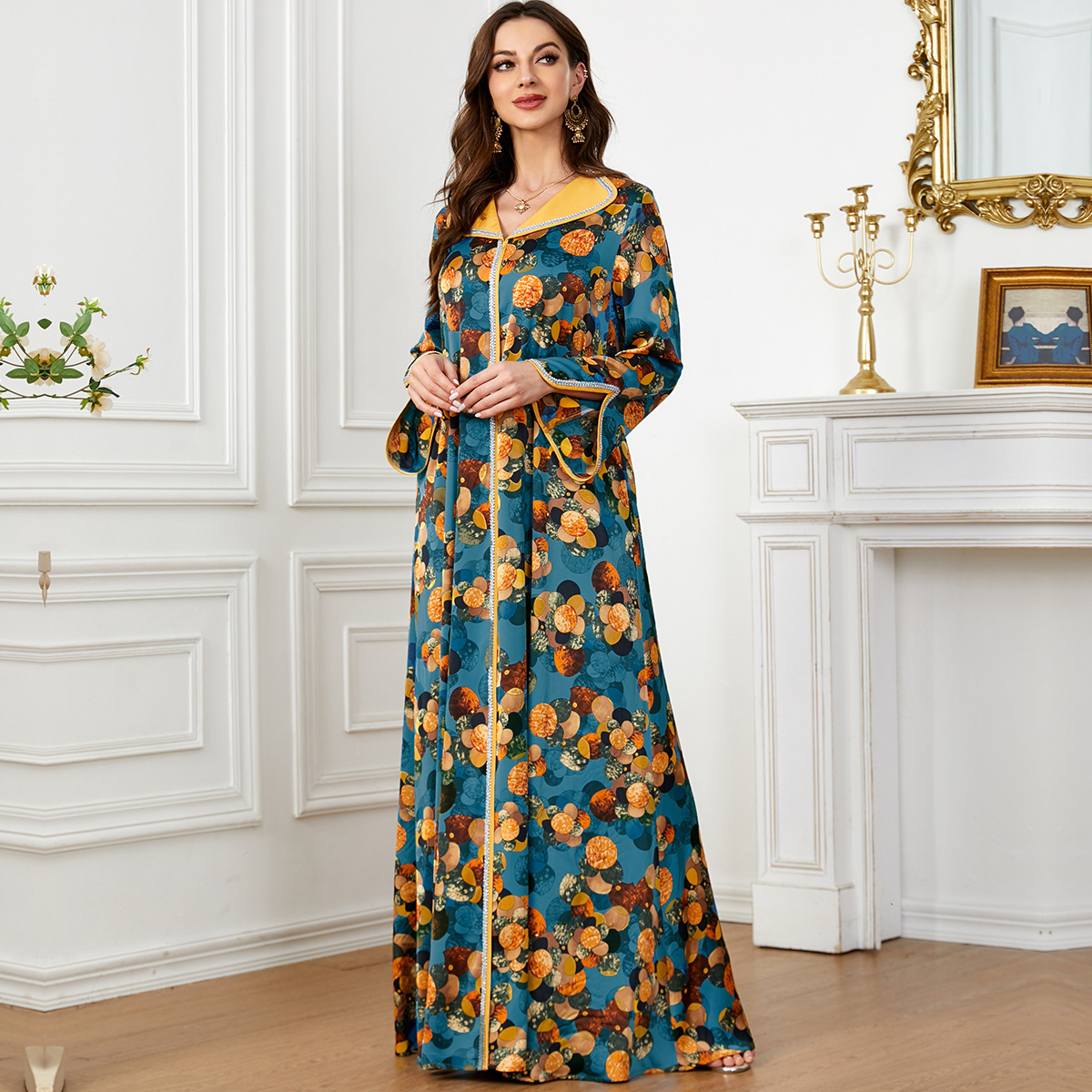 Fashionable Printed Dress Trav – Ethnic Wear recenzja i cena