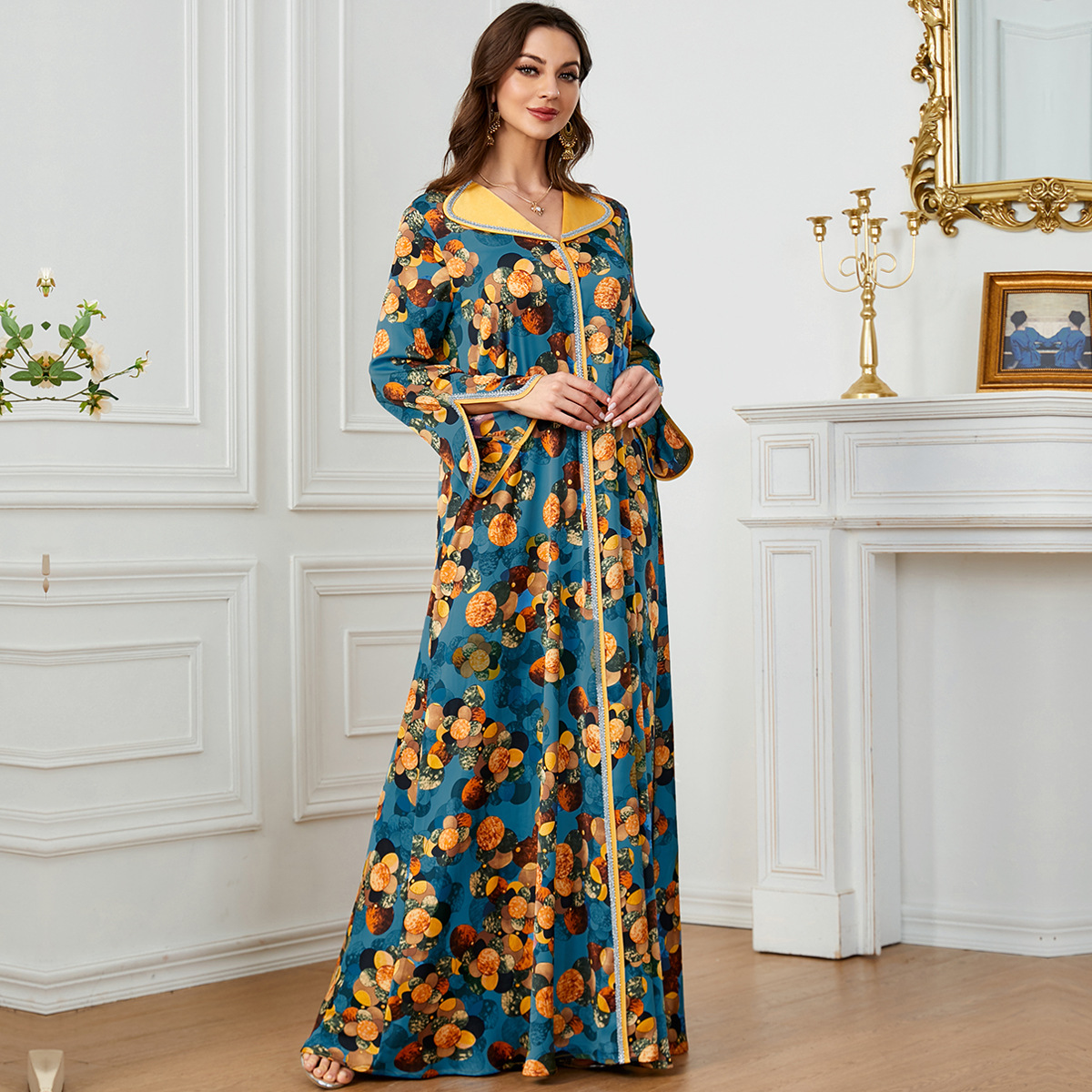 Fashionable Printed Dress Trav – Ethnic Wear recenzja i cena