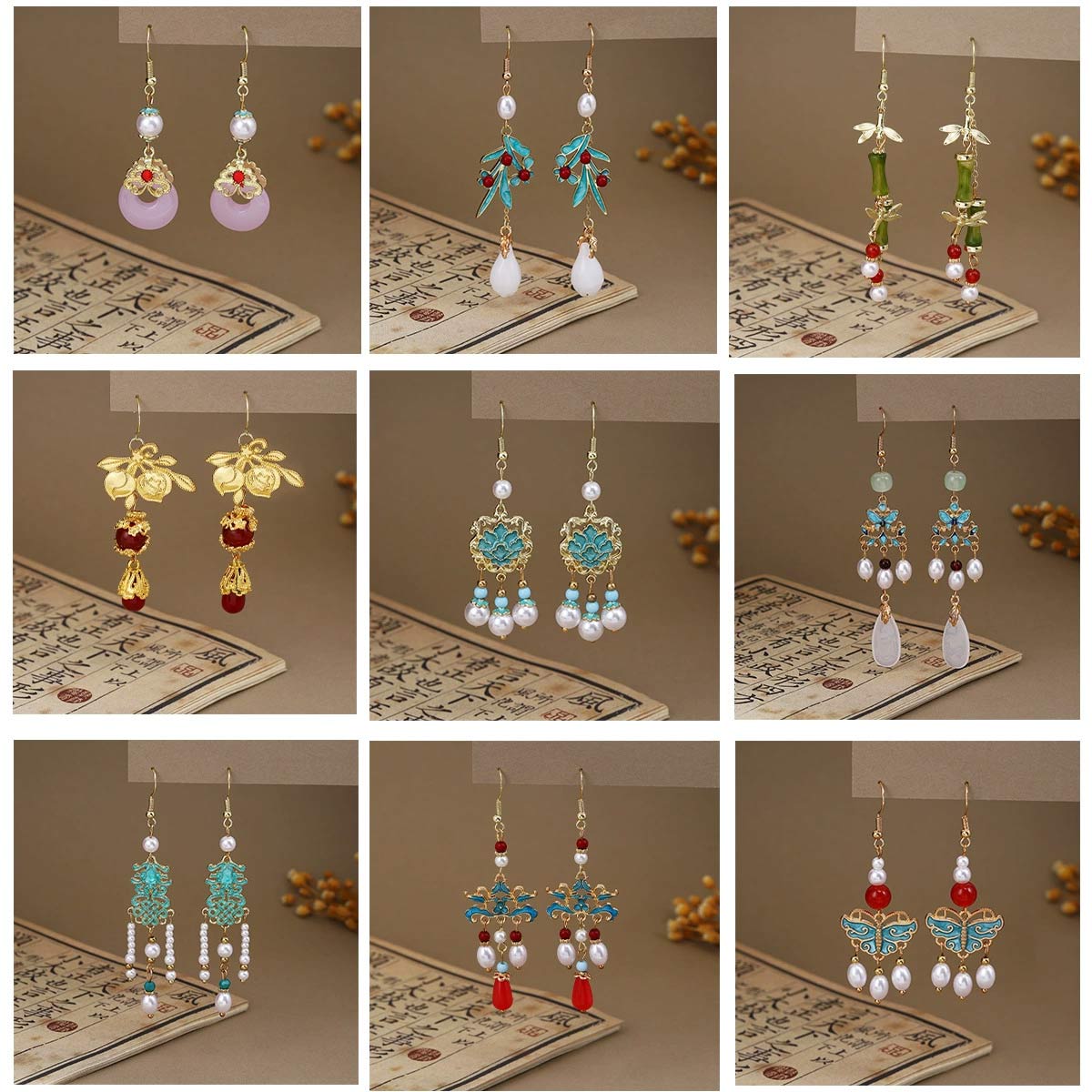 6Pairs New Fashion Woman Earri – Ethnic Chic Fashion recenzja i cena