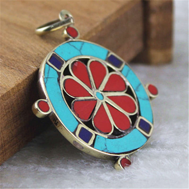 Vintage Flower Pendants Double – Ethnic Fashion Com recenzja i cena