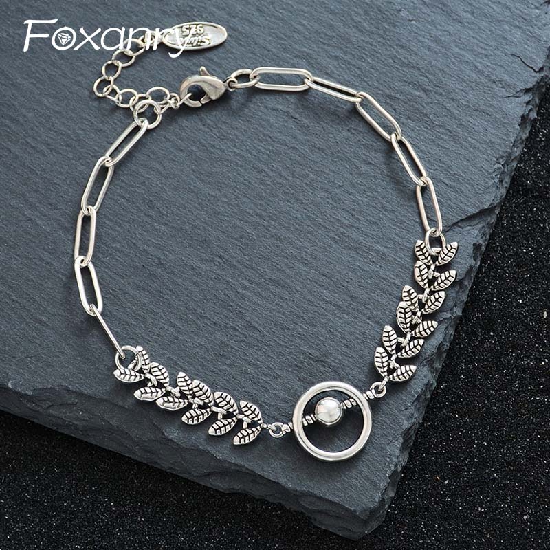 Foxanry Silver Color Wheat Geo – Ethnic Chic Fashion recenzja i cena
