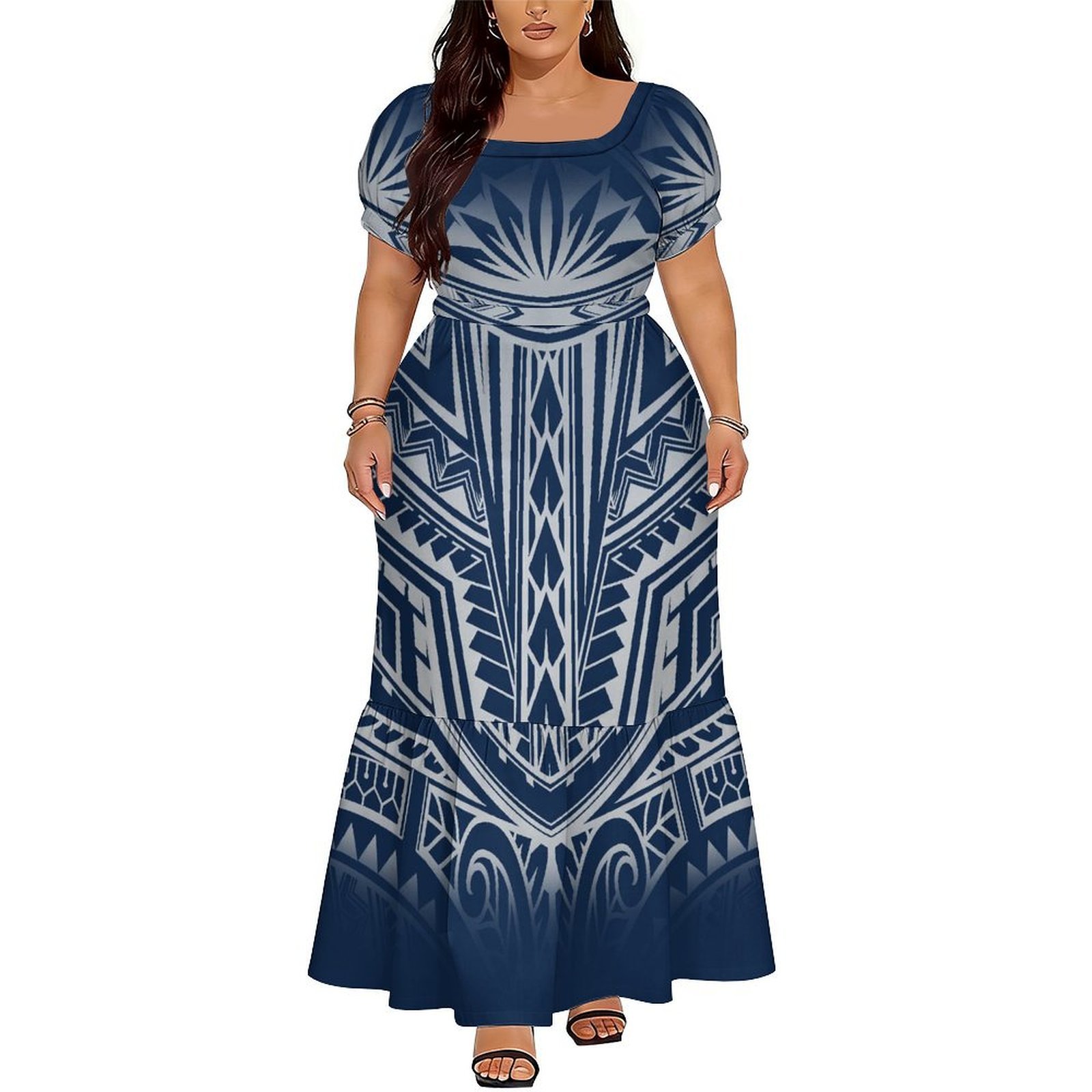 Hot-Selling Elegant V-Neck Lon – Ethnic Wear recenzja i cena