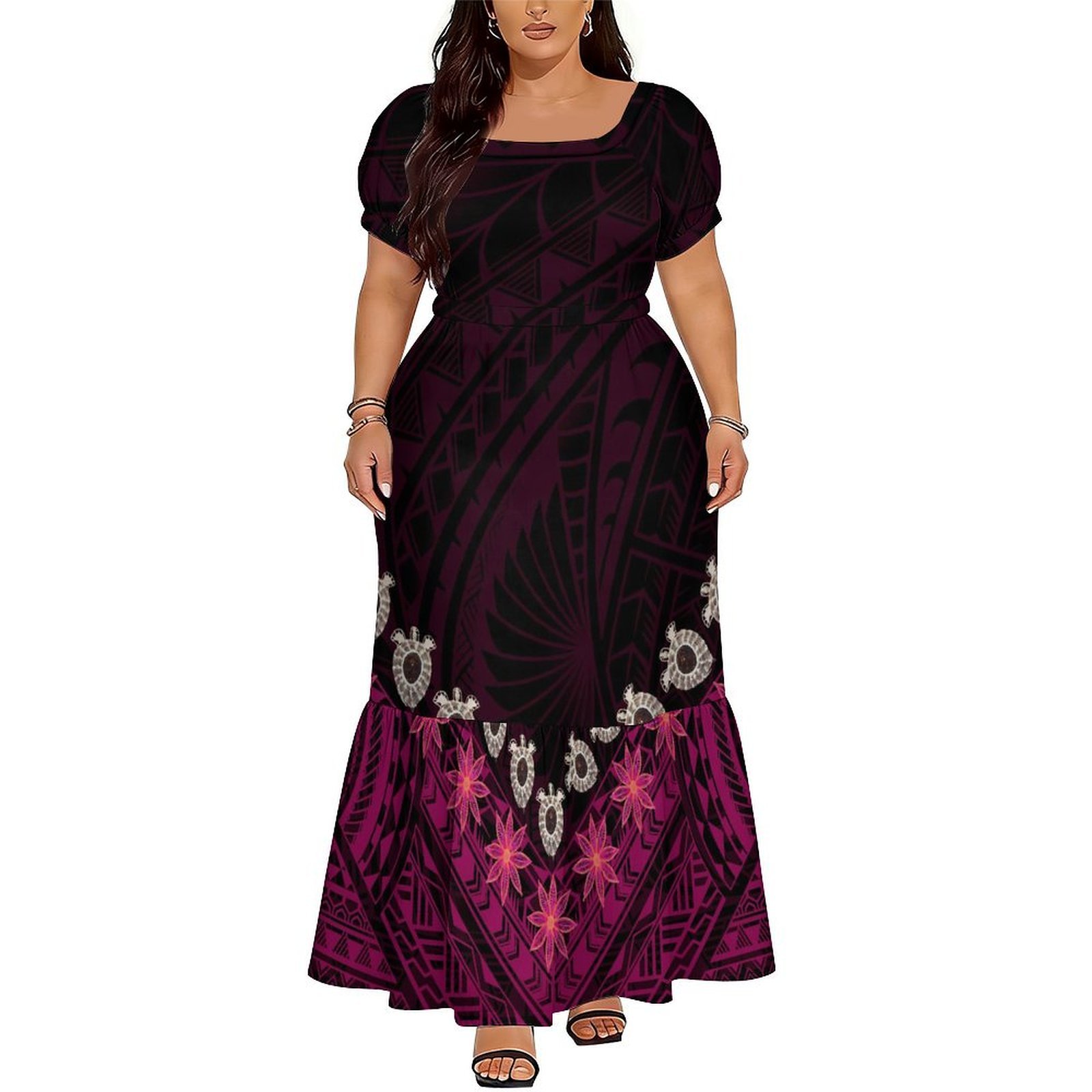 Hot-Selling Elegant V-Neck Lon – Ethnic Wear recenzja i cena