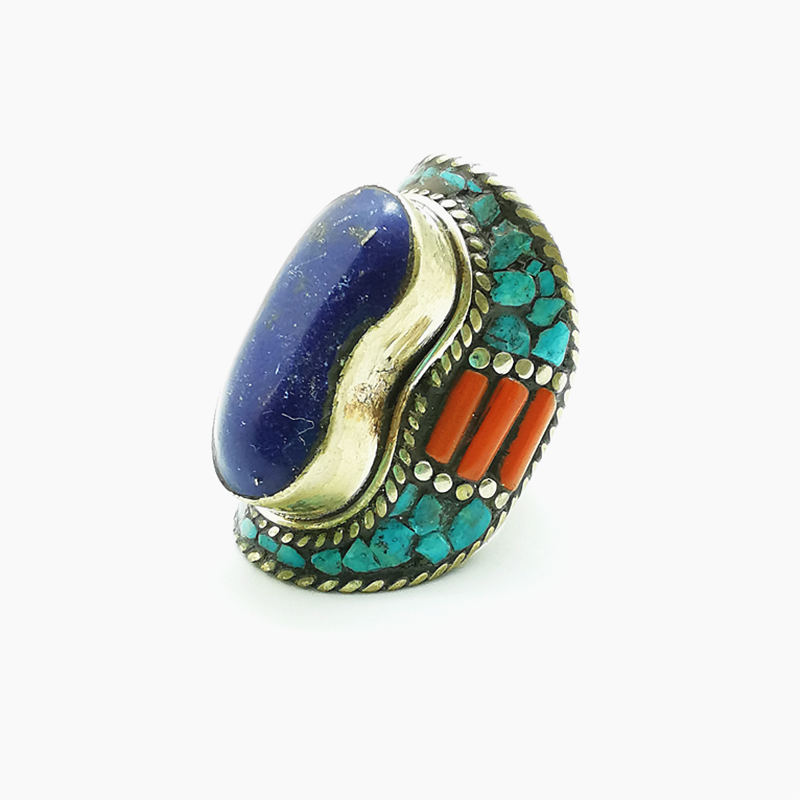 Tibetan Big Rings for Man Whit – Ethnic Fashion Com recenzja i cena