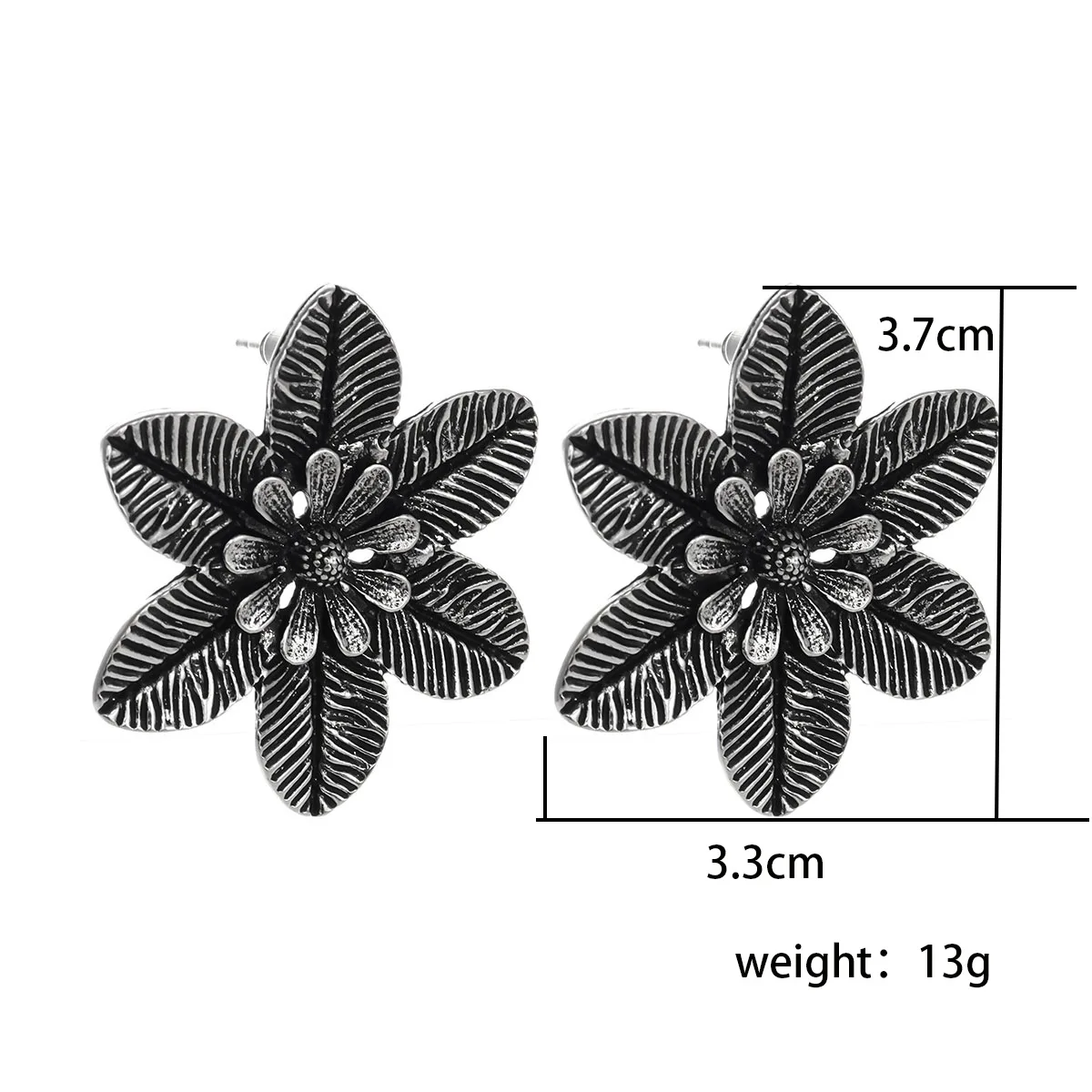 A pair of ethnic style flower  – Ethnic Chic Fashion recenzja i cena