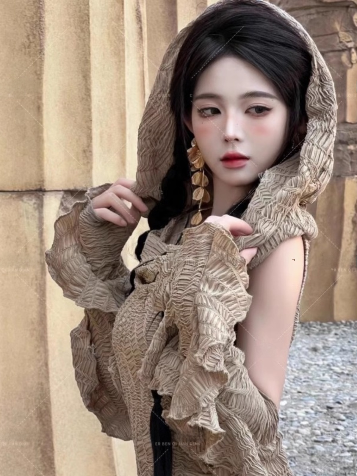 Desert  Themed Long Dress Wome – Ethnic Fashion Photography recenzja i cena