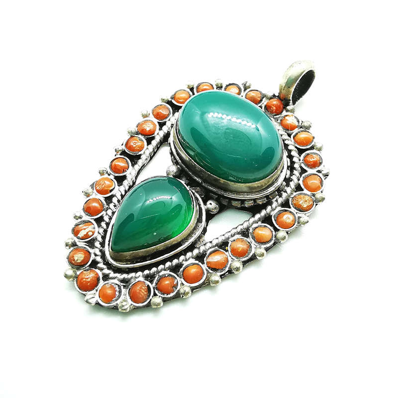 Vintage Flower Pendant Copper  – Ethnic Fashion Com recenzja i cena