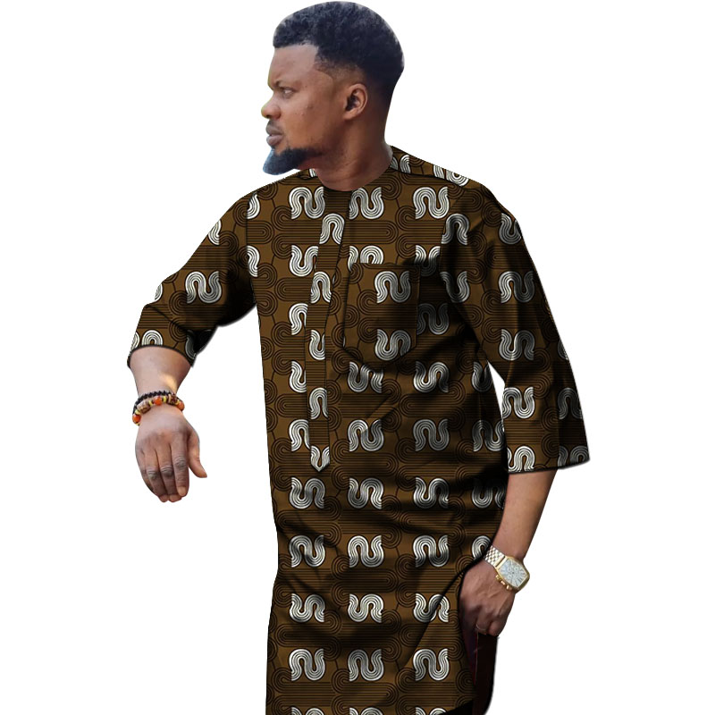 Nigerian Fashion Men's Shirt 3 – Dashiki Shirt Men recenzja i cena