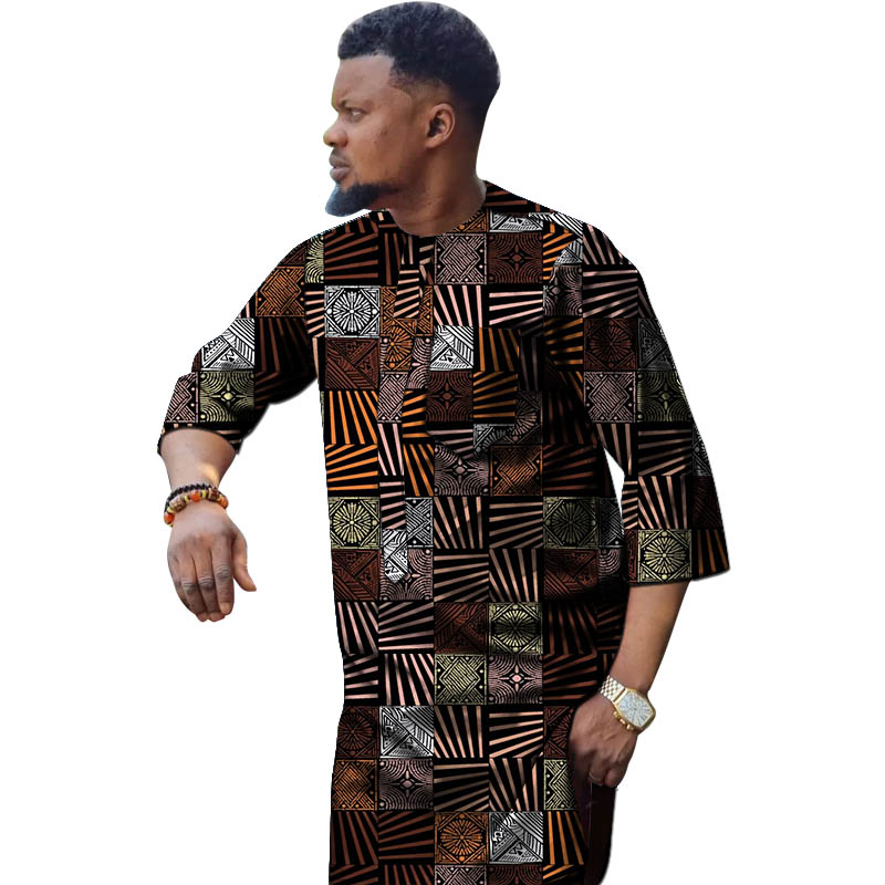 Nigerian Fashion Men's Shirt 3 – Dashiki Shirt Men recenzja i cena