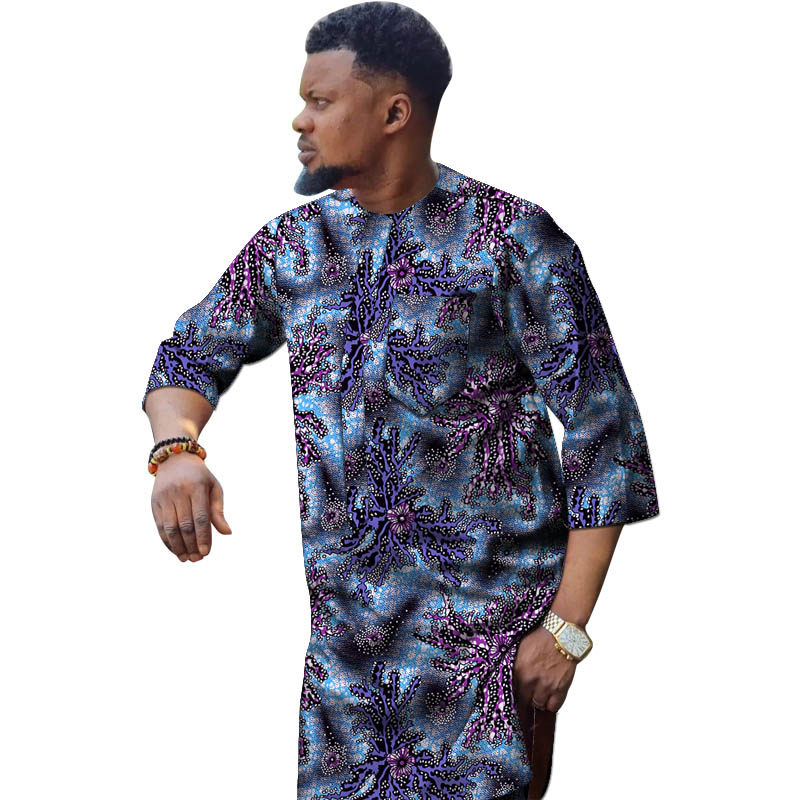 Nigerian Fashion Men's Shirt 3 – Dashiki Shirt Men recenzja i cena