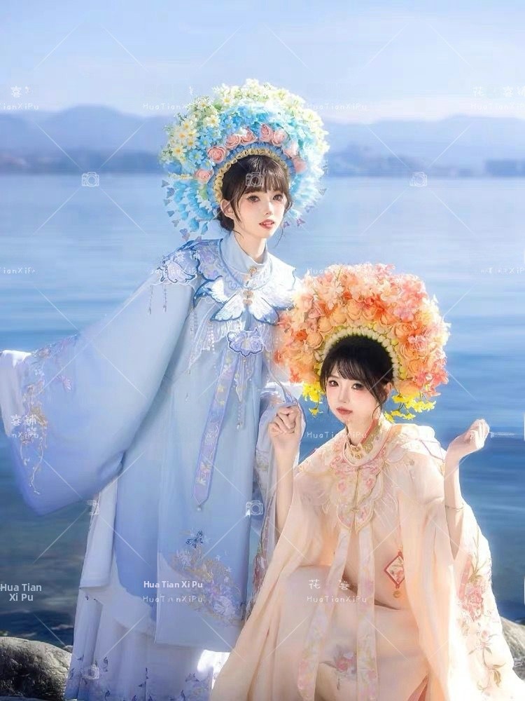 Xunpu Girl's Ming Dynasty Hanf – Ethnic Fashion Photography recenzja i cena