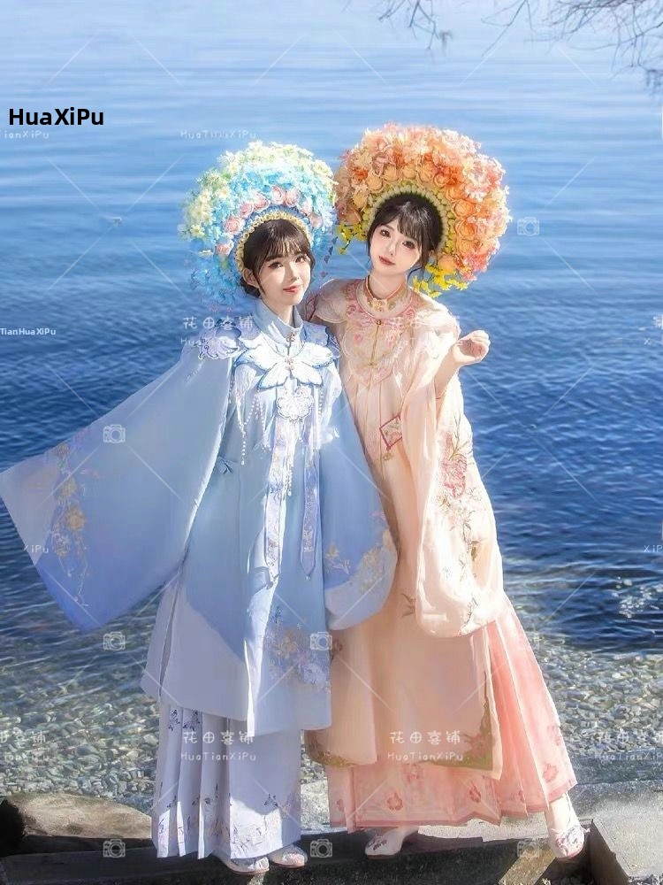 Xunpu Girl's Ming Dynasty Hanf – Ethnic Fashion Photography recenzja i cena