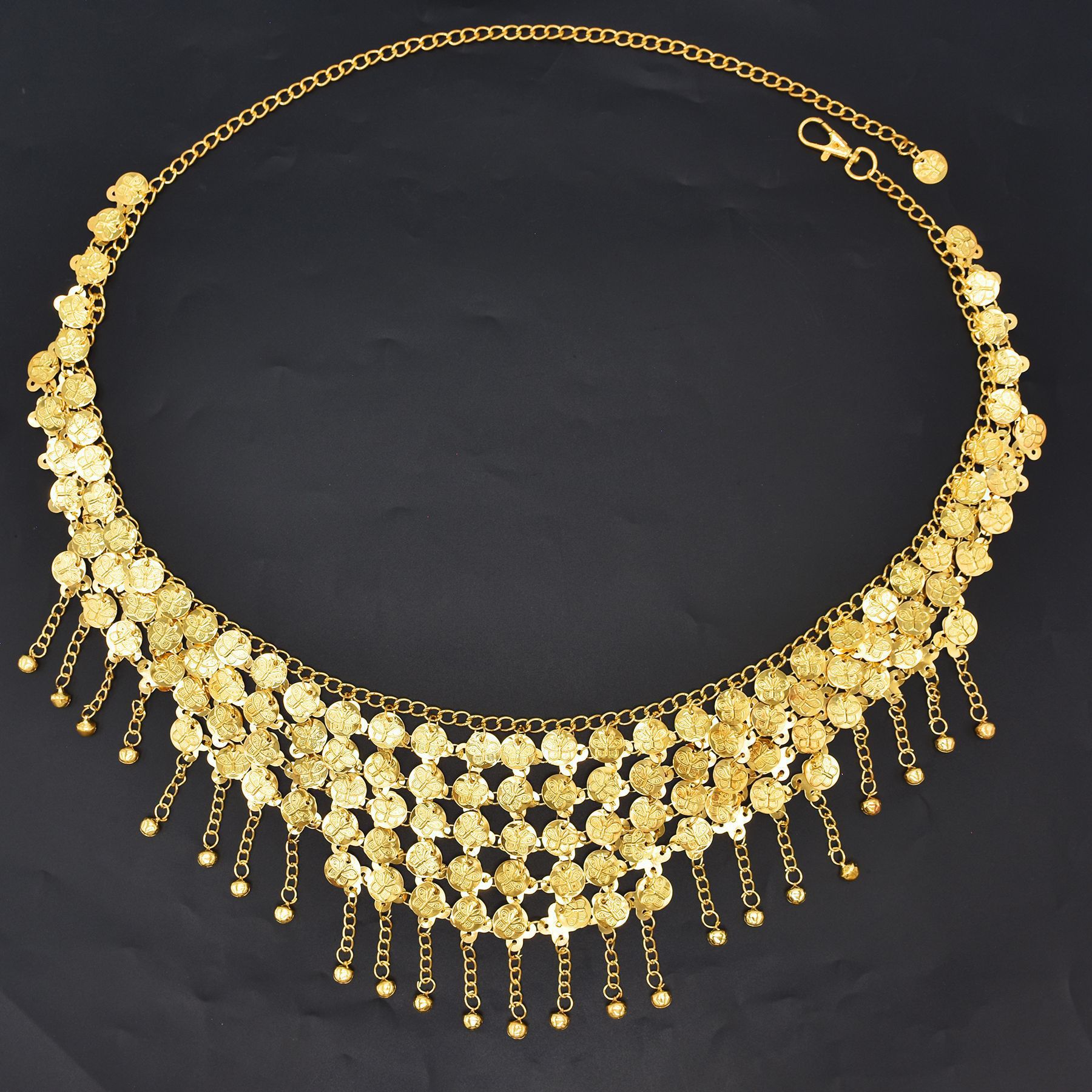 Fashion Alloy Coins Tassel Wai – Ethnic Fashion Co In recenzja i cena