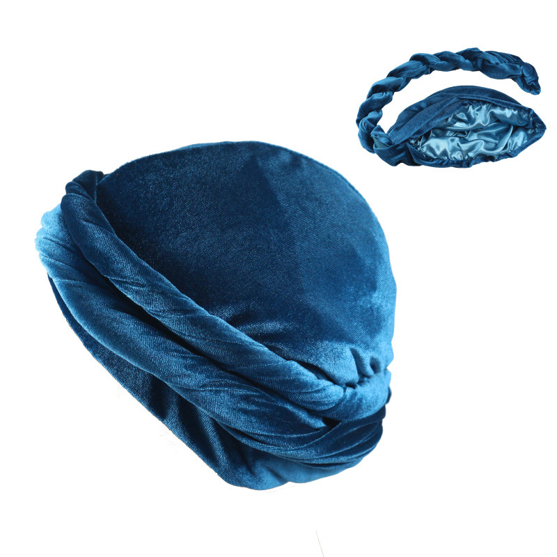 Solid Color Men's Velvet Head  – Ethnic Fashion Men recenzja i cena