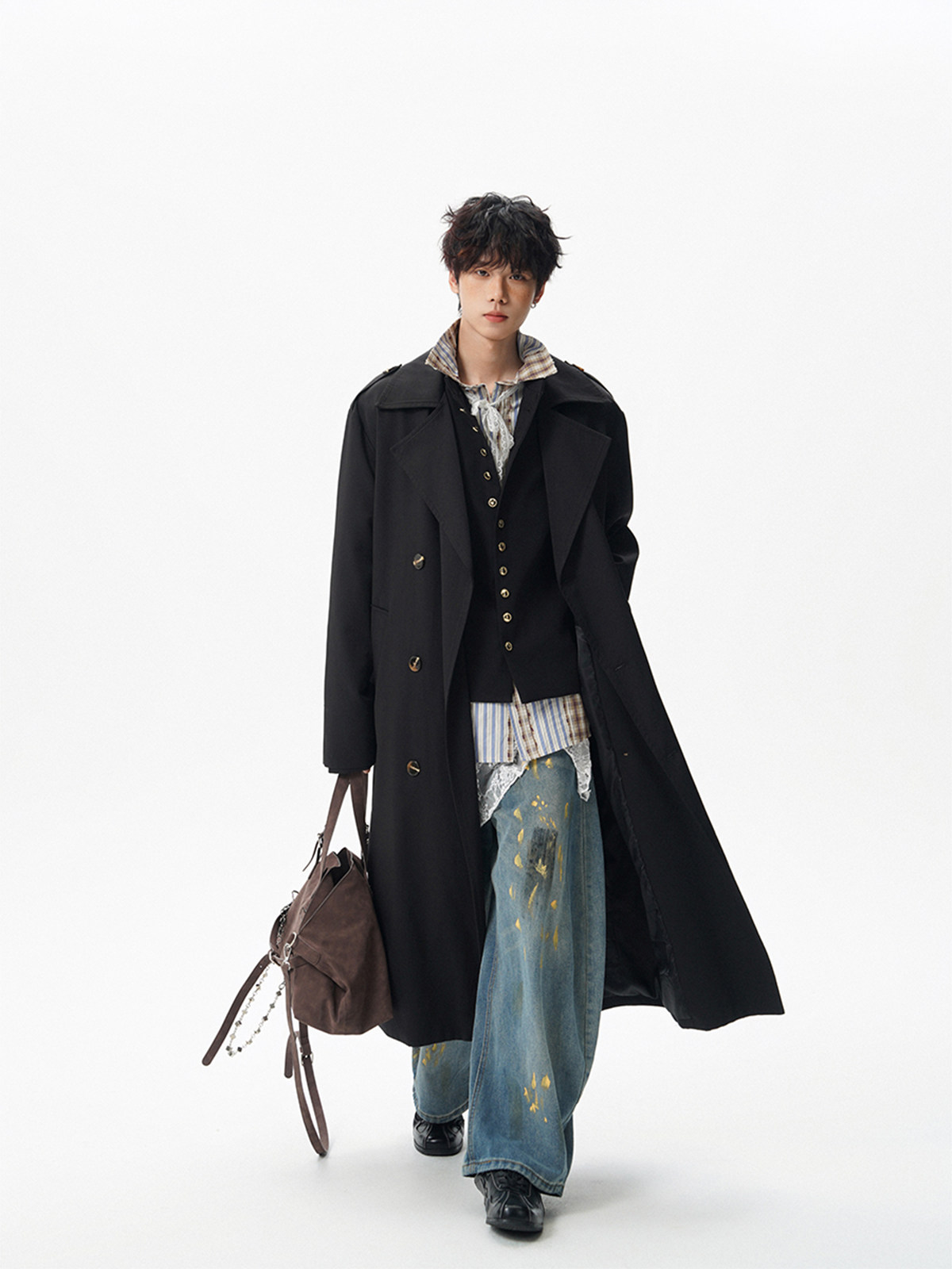 Trench Grey Coat Mens World Va – Ethnic Fashion World recenzja i cena