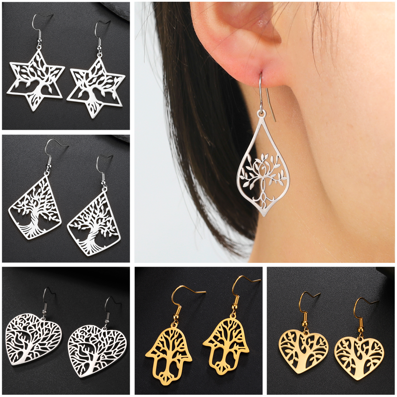 Unift Ethnic Tree of Life Earr – Ethnic Fashion World recenzja i cena