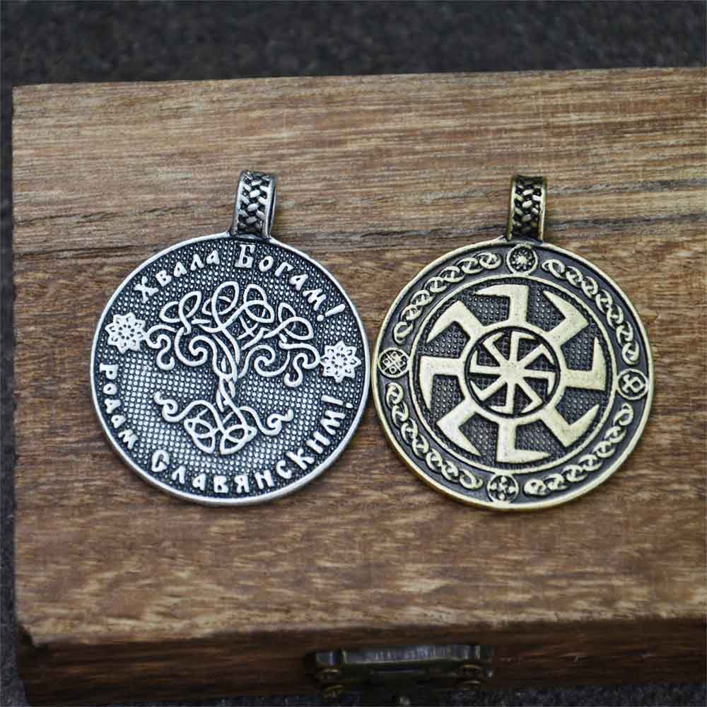 Retro Slavic Kolovrat Pendant  – Ethnic Fashion World recenzja i cena