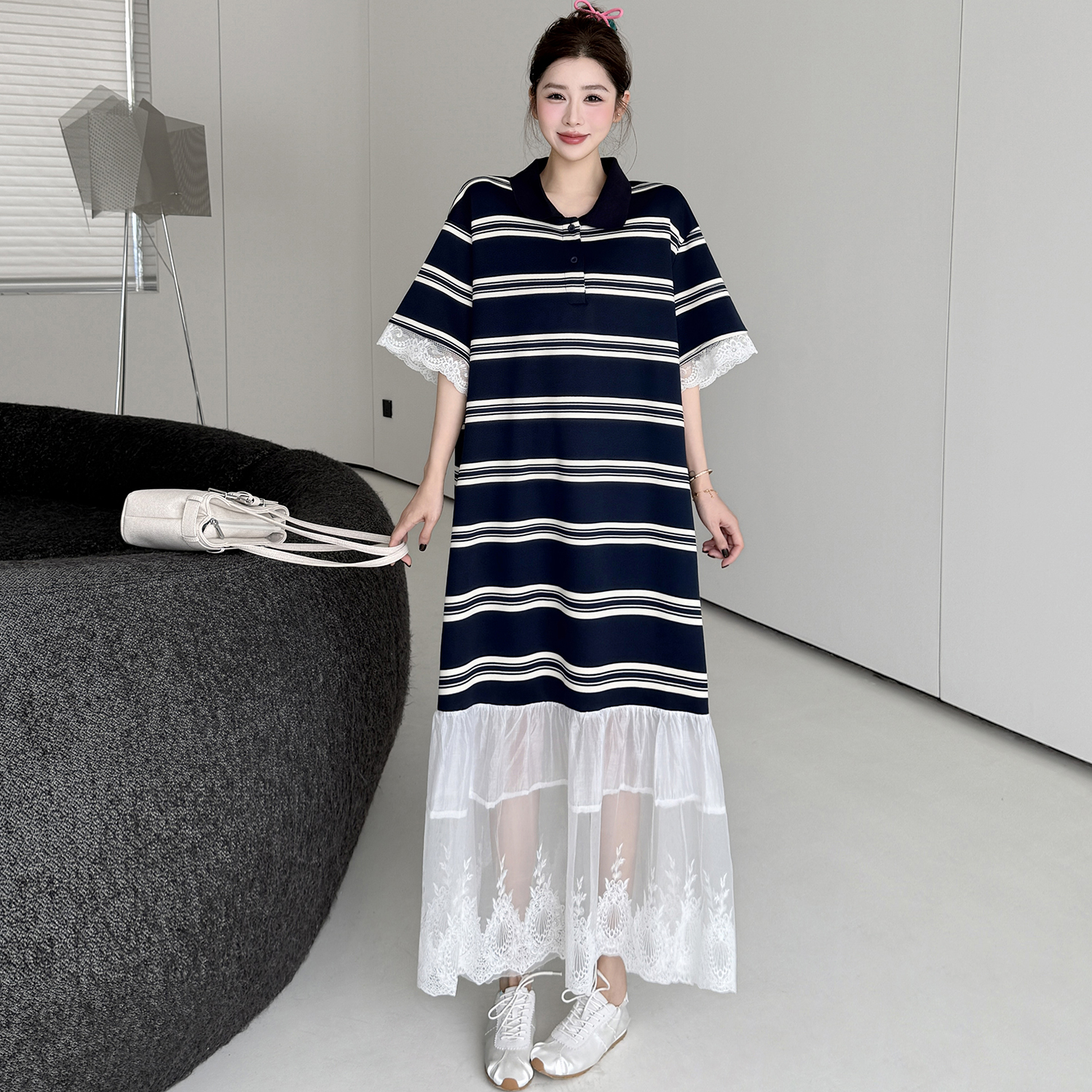 New 2026 Summer Lace Collar Dr – Ethnic Wear recenzja i cena