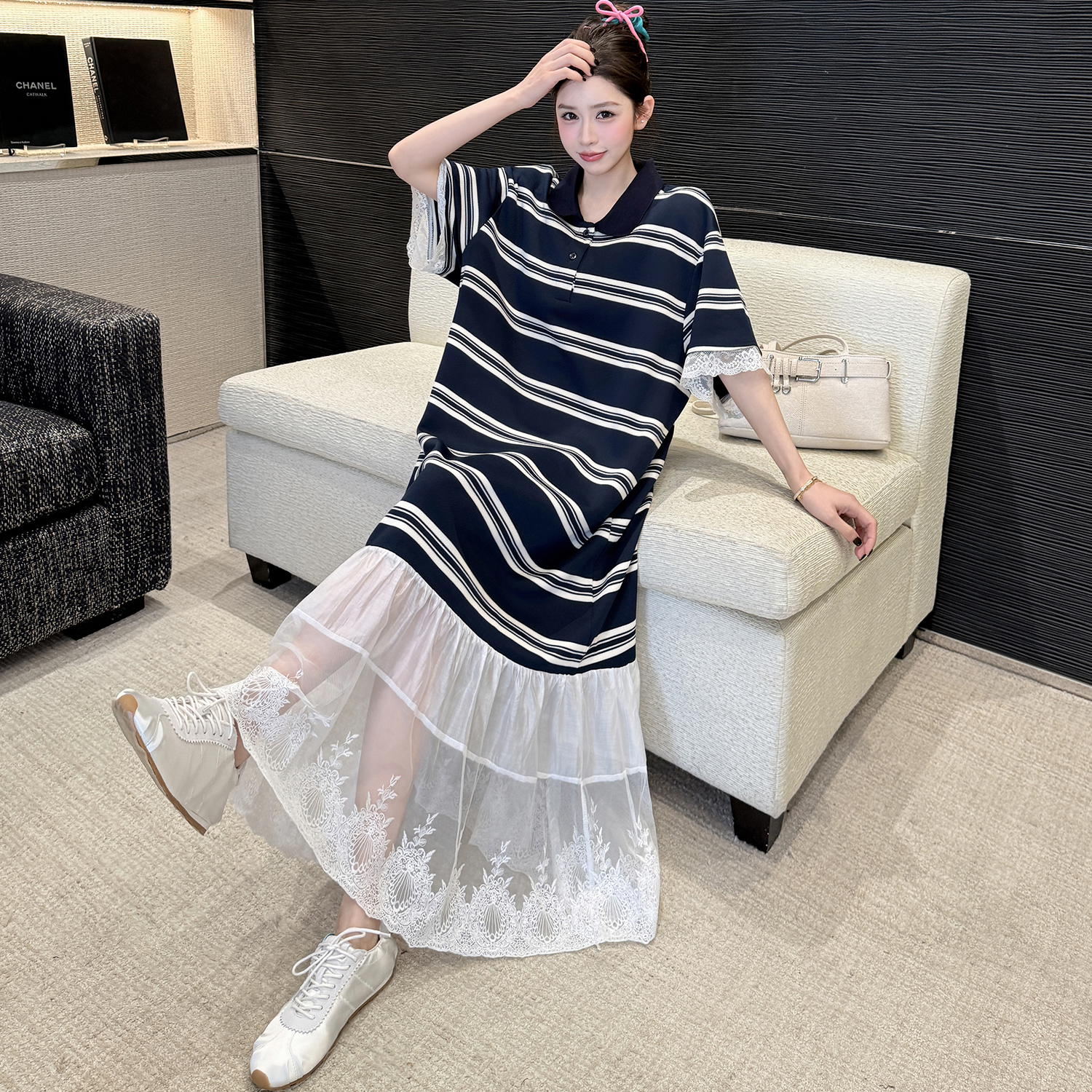 New 2026 Summer Lace Collar Dr – Ethnic Wear recenzja i cena