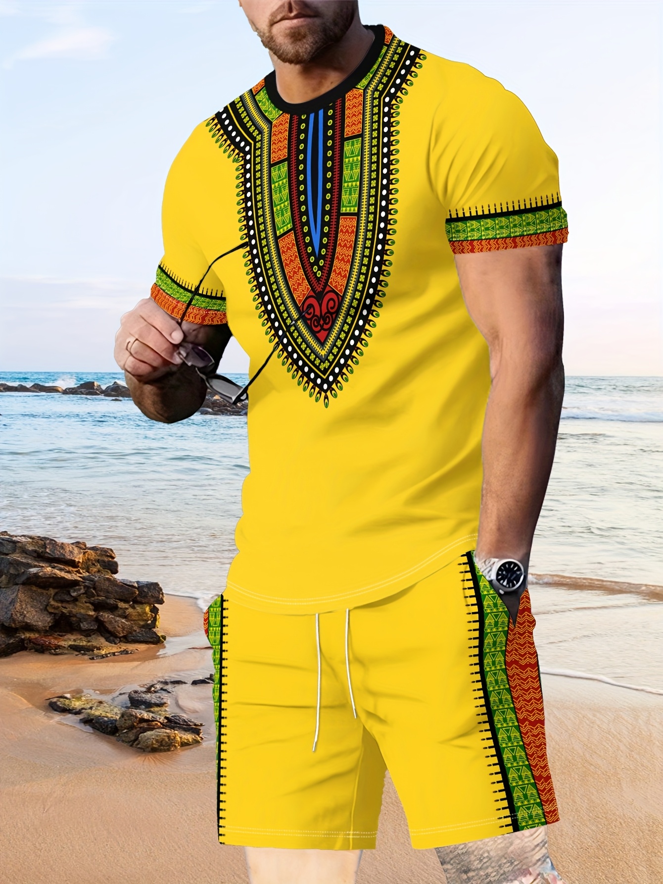 New Men's Suits African Dashik – Dashiki Shirt Men recenzja i cena