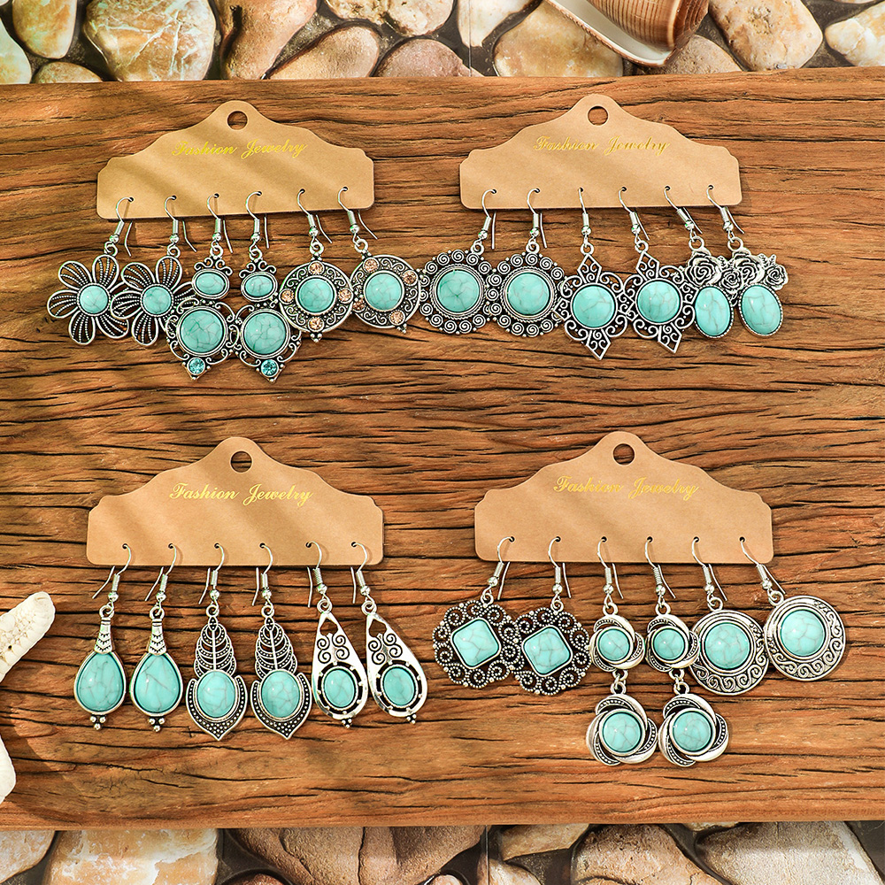Ethnic Style Drop Earrings wit – Ethnic Chic Fashion recenzja i cena