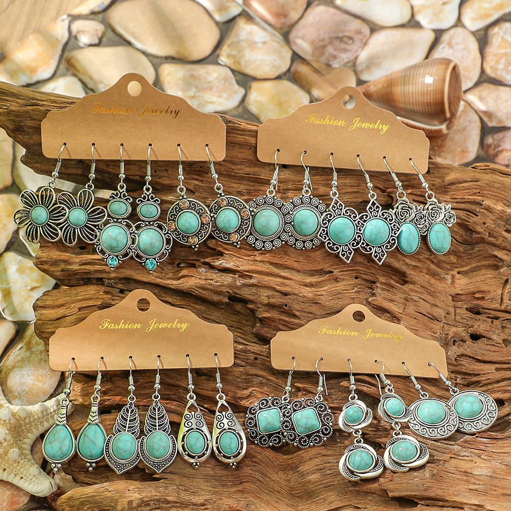 Ethnic Style Drop Earrings wit – Ethnic Chic Fashion recenzja i cena