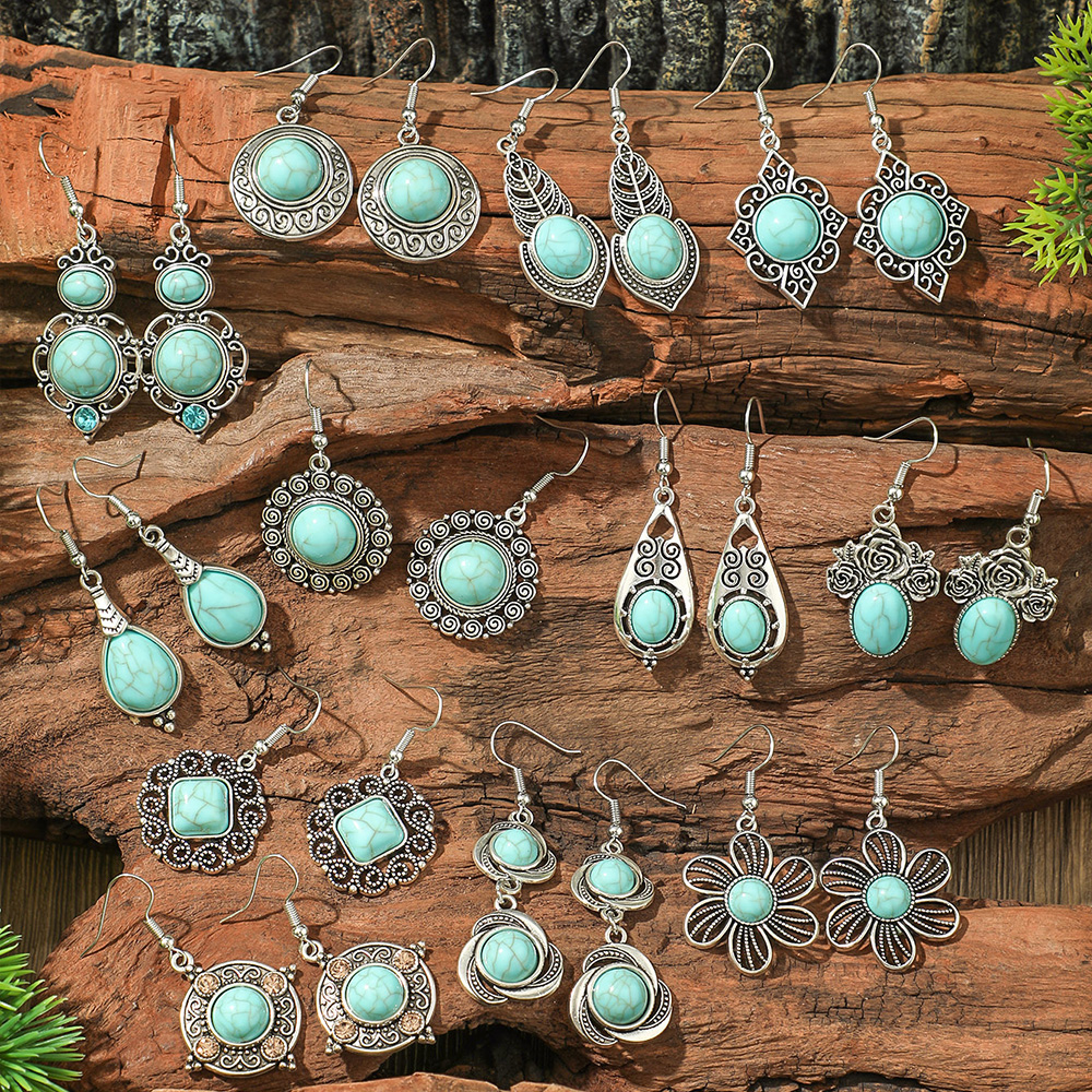 Ethnic Style Drop Earrings wit – Ethnic Chic Fashion recenzja i cena