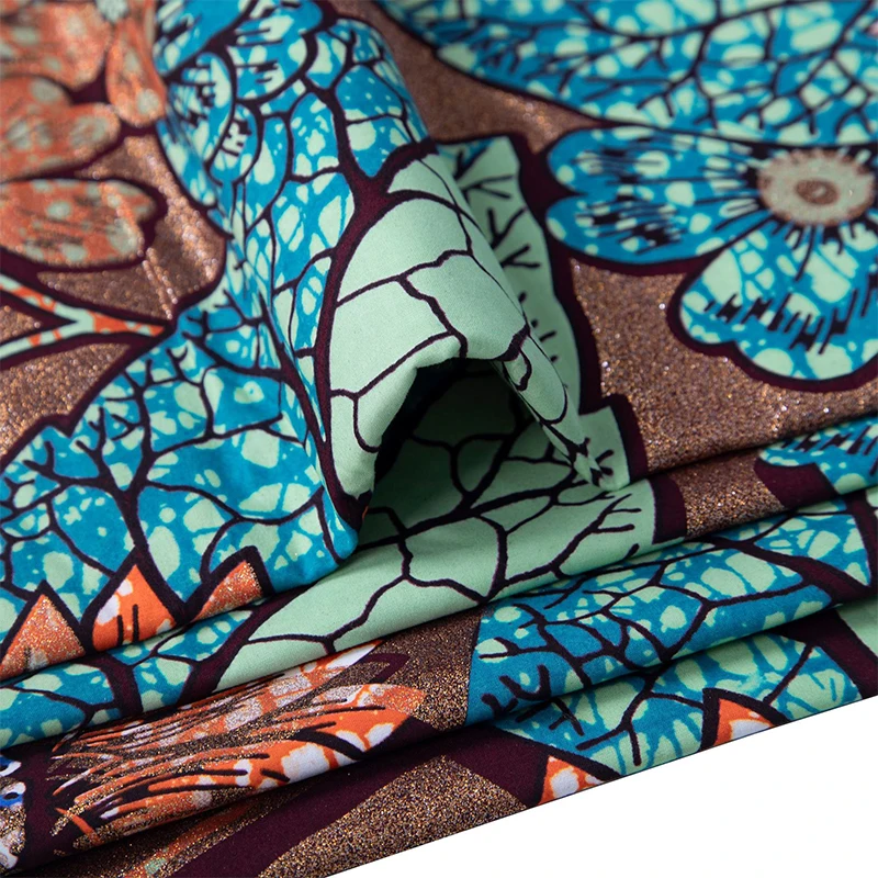 Cotton African Flash Gold Prin – African Ankara Print recenzja i cena