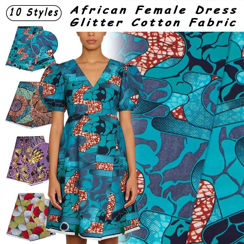 Cotton African Flash Gold Prin – African Ankara Print recenzja i cena