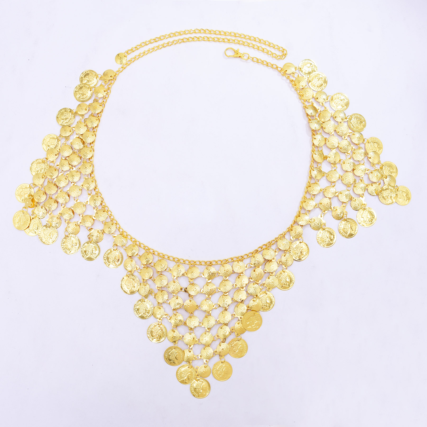 Trendy Luxury Gold Coin Pendan – Ethnic Fashion Co In recenzja i cena