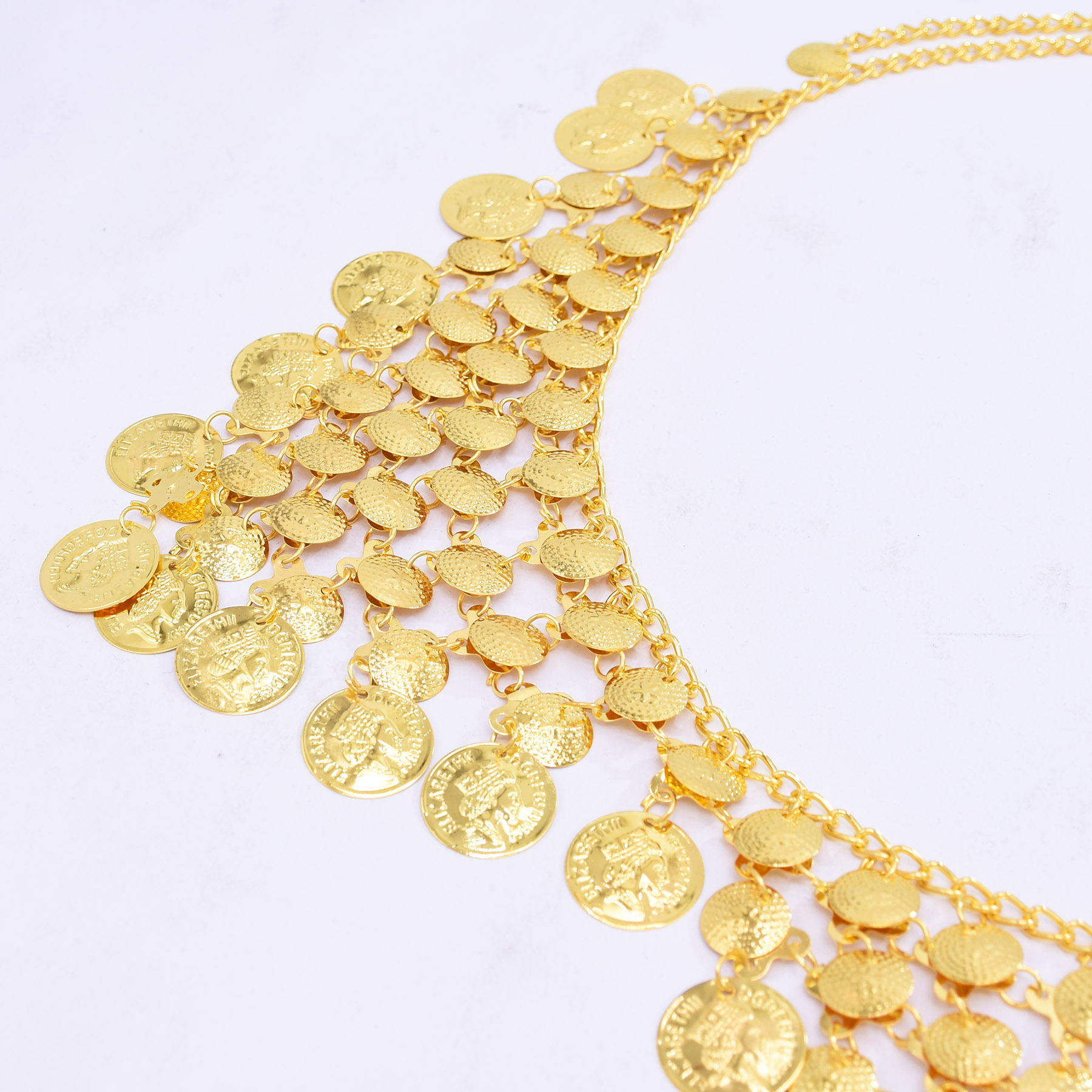 Trendy Luxury Gold Coin Pendan – Ethnic Fashion Co In recenzja i cena