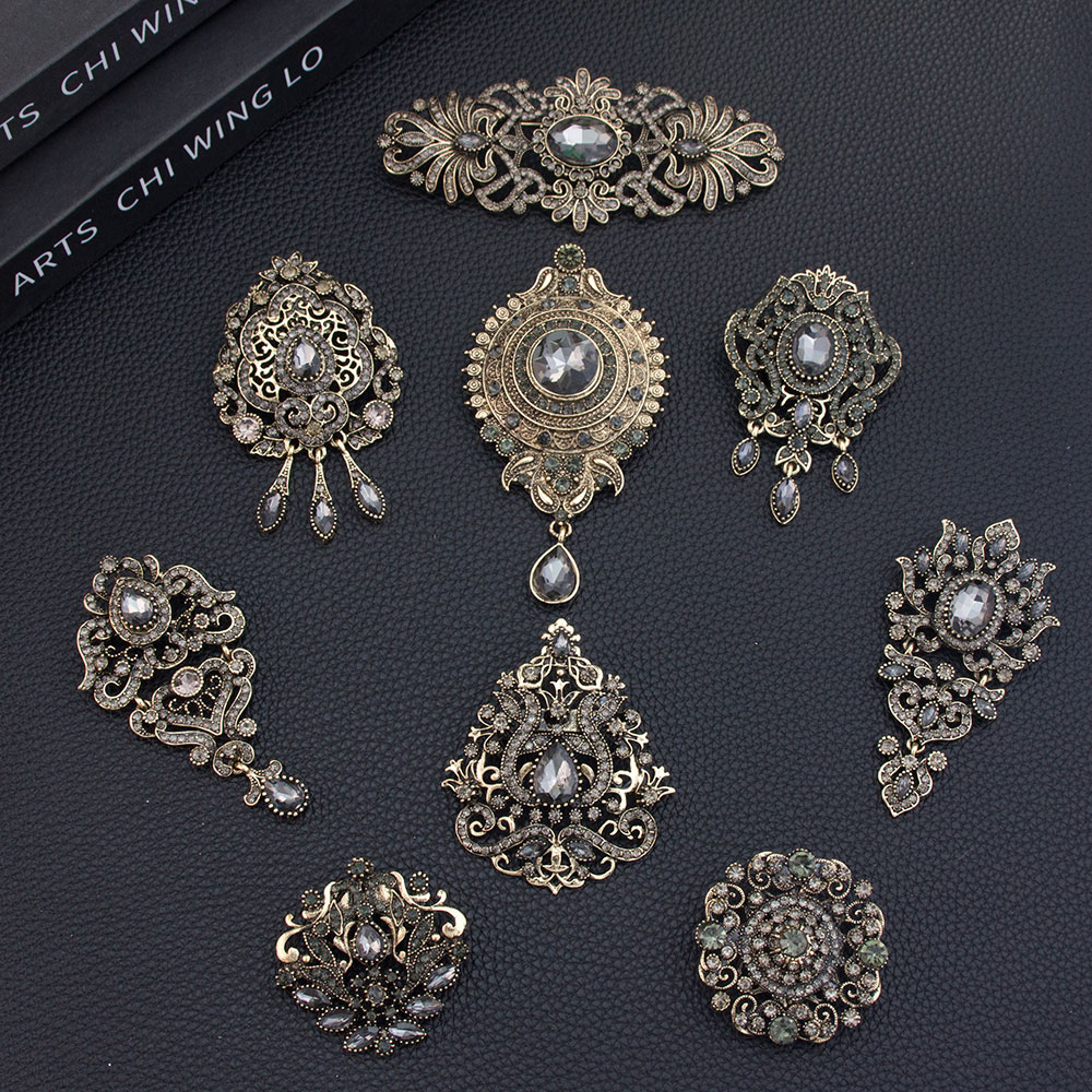 Chic Vintage Arab Kurds Brooch – Ethnic Chic Fashion recenzja i cena