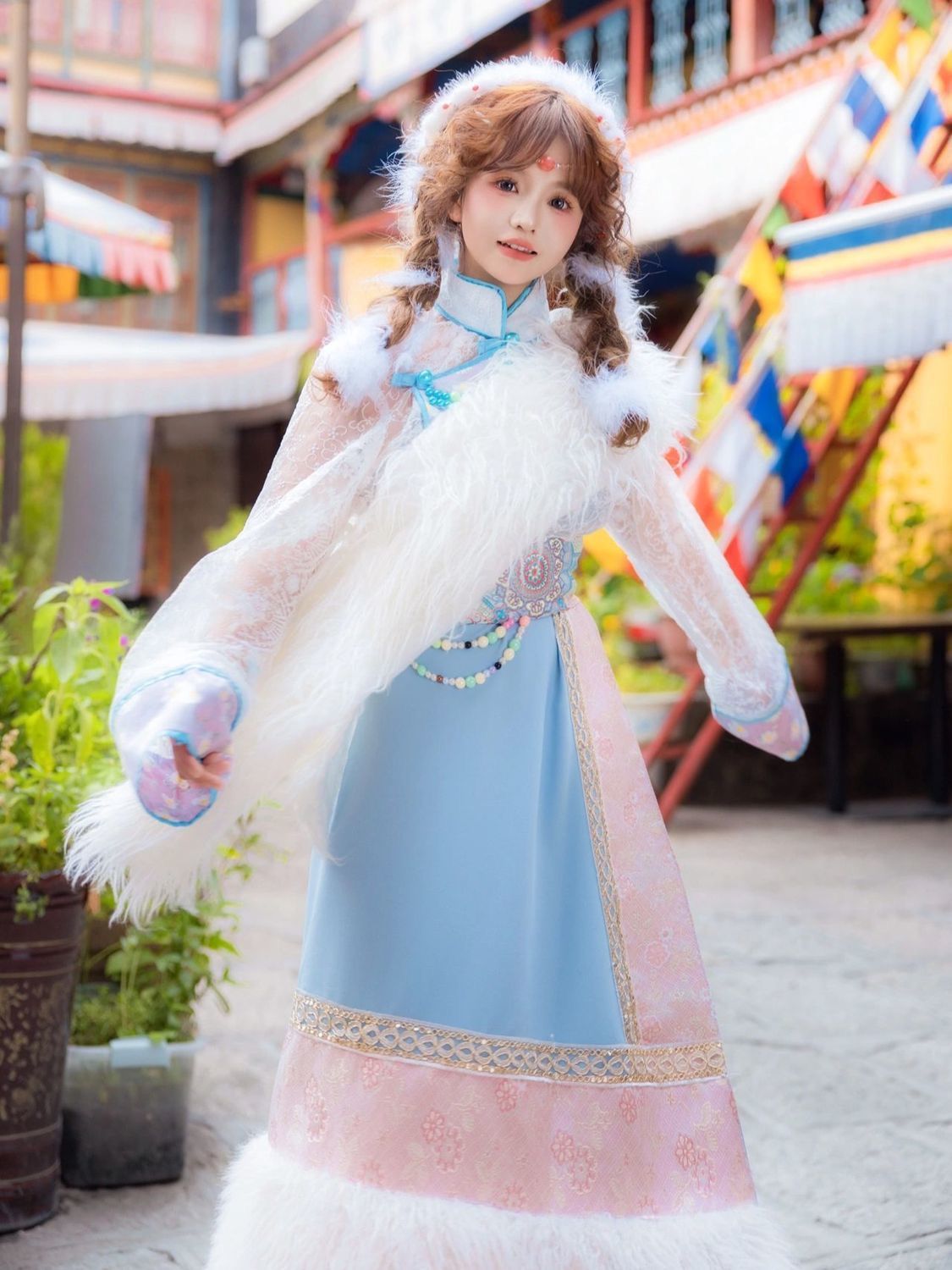 Tibetan Costume Women's New St – Ethnic Fashion Photography recenzja i cena