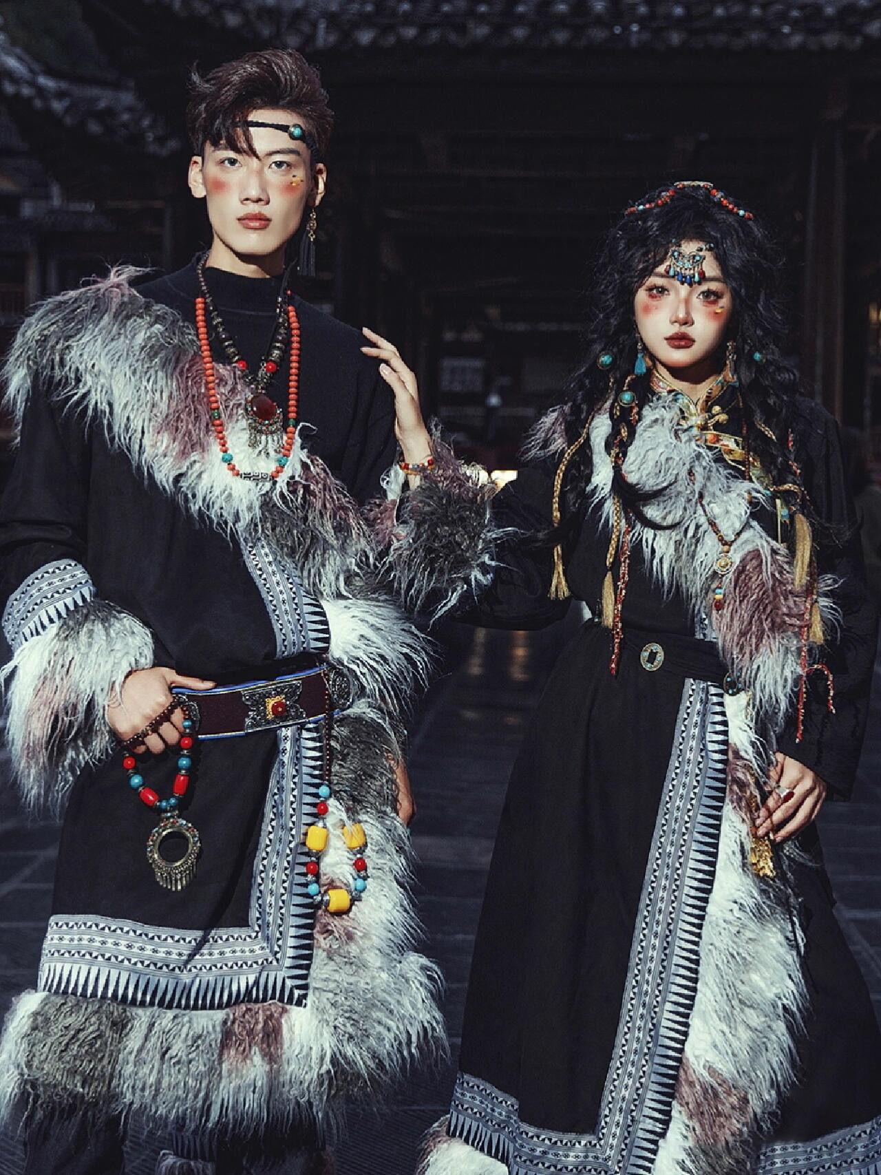 Tibetan Costume Women's New St – Ethnic Fashion Photography recenzja i cena