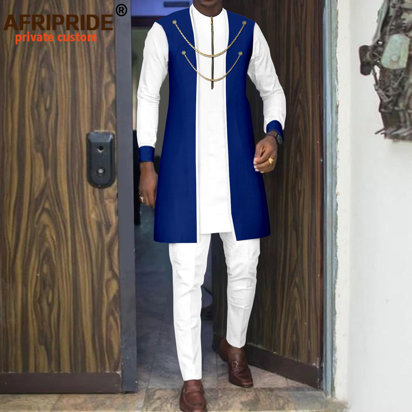 Bazin Riche African Clothing f – Dashiki Shirt Men recenzja i cena